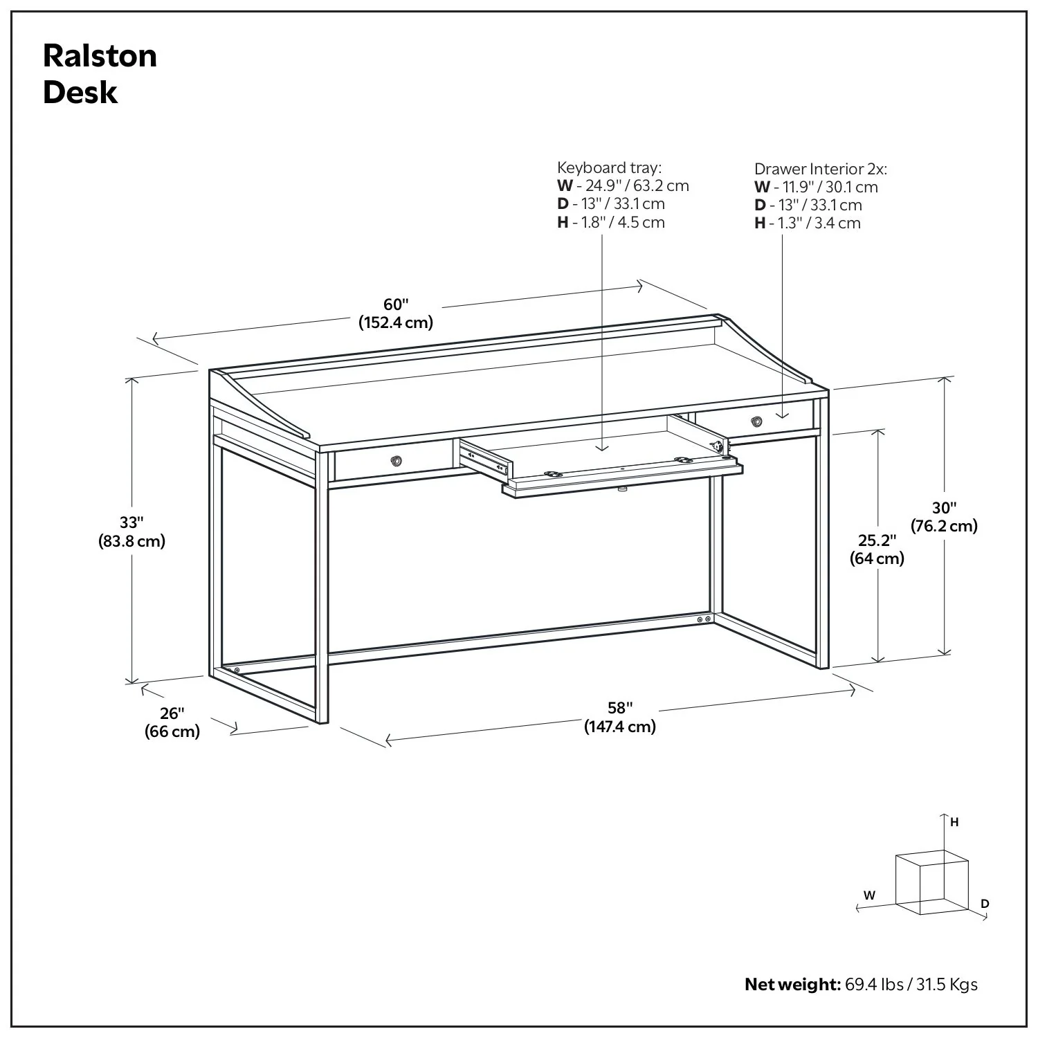 Ralston - Handcrafted Desk - Image 7