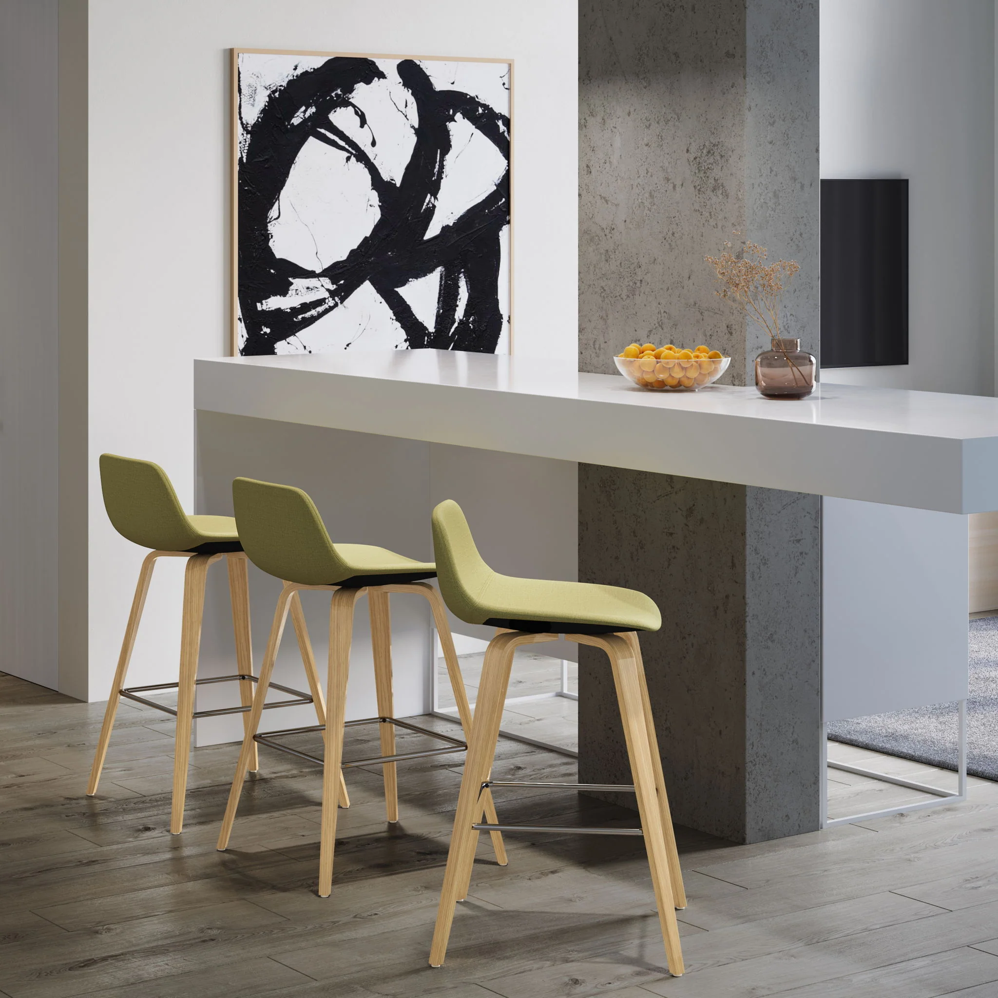Randolph Bentwood - Upholstered Counter / Bar Height Stool (Set of 2) - Image 14