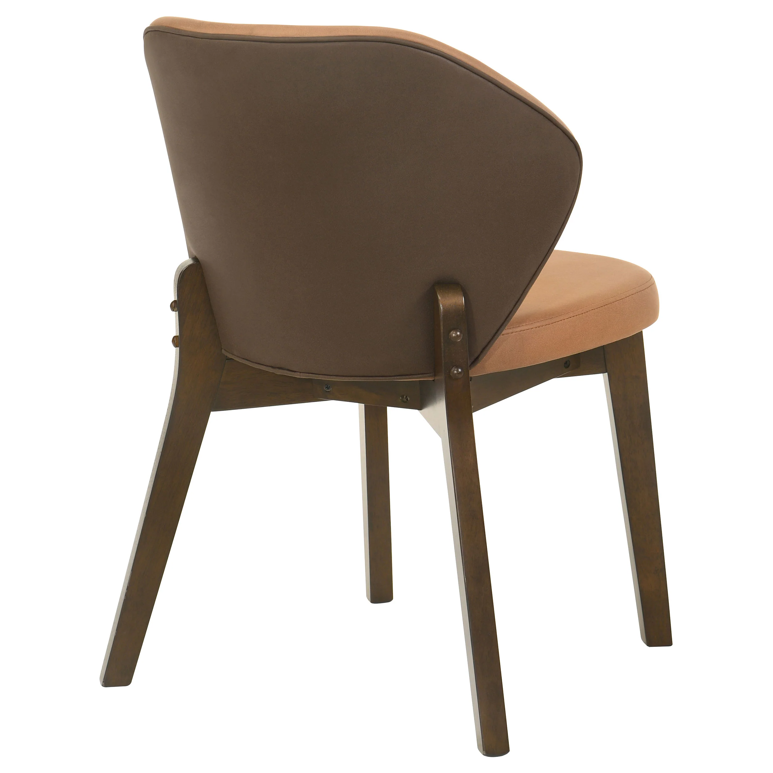 Randolph Dining Side Chair Butterscotch and Brown - Set of 2 - Image 9