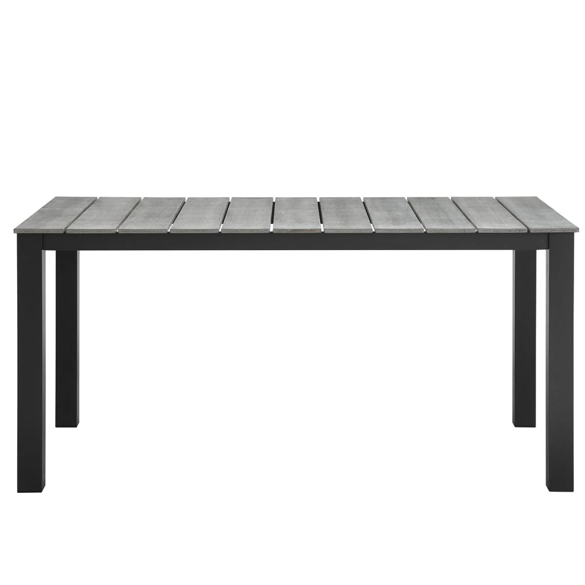 Rattan and Aluminum Outdoor Dining Set with Wood Slats – Multiple Configurations - Image 41