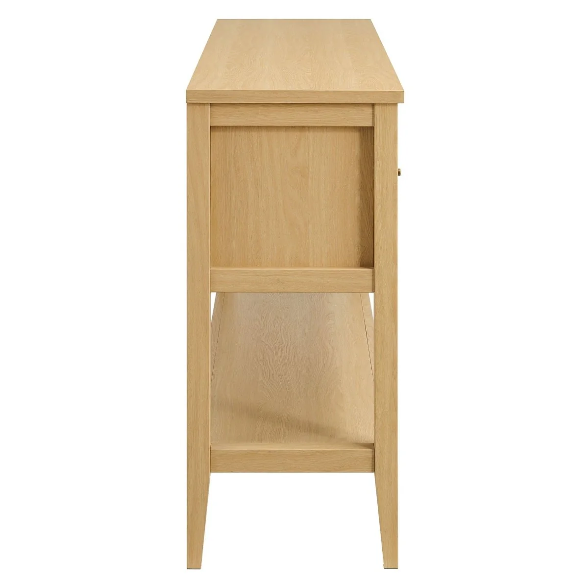 Rattan Console Table with 7 Drawers and Shelf – 62 Inch - Image 7