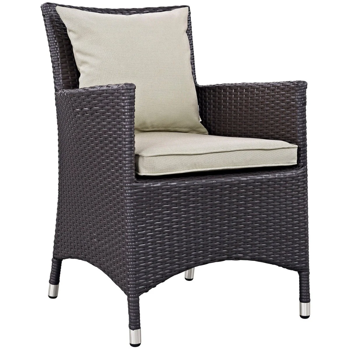 Rattan Outdoor Patio Armchair Set of 2 – Durable Woven Design for Comfortable Seating - Image 2