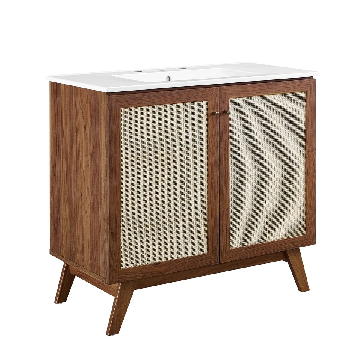 Rattan Weave Bathroom Vanity with Sink — Stylish Woven Vanity for Modern Bathrooms - Image 124