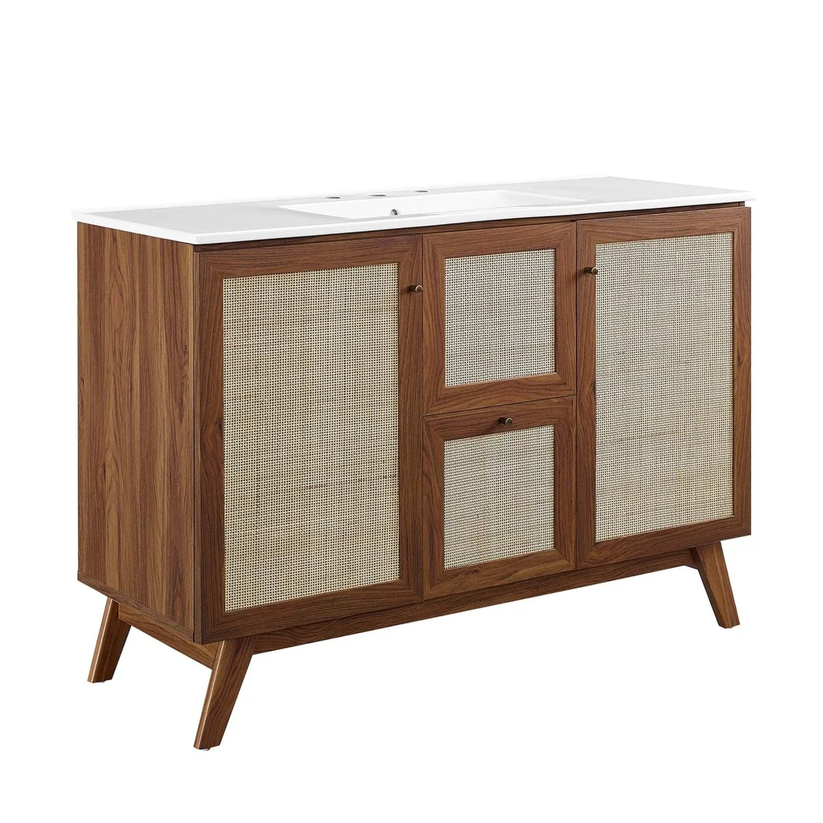 Rattan Weave Bathroom Vanity with Sink — Stylish Woven Vanity for Modern Bathrooms - Image 172