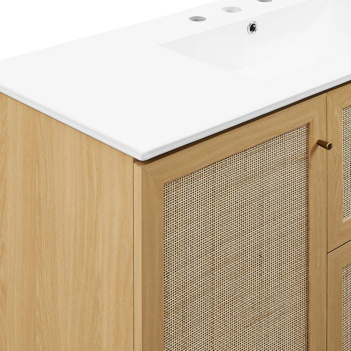 Rattan Weave Bathroom Vanity with Sink — Stylish Woven Vanity for Modern Bathrooms - Image 203
