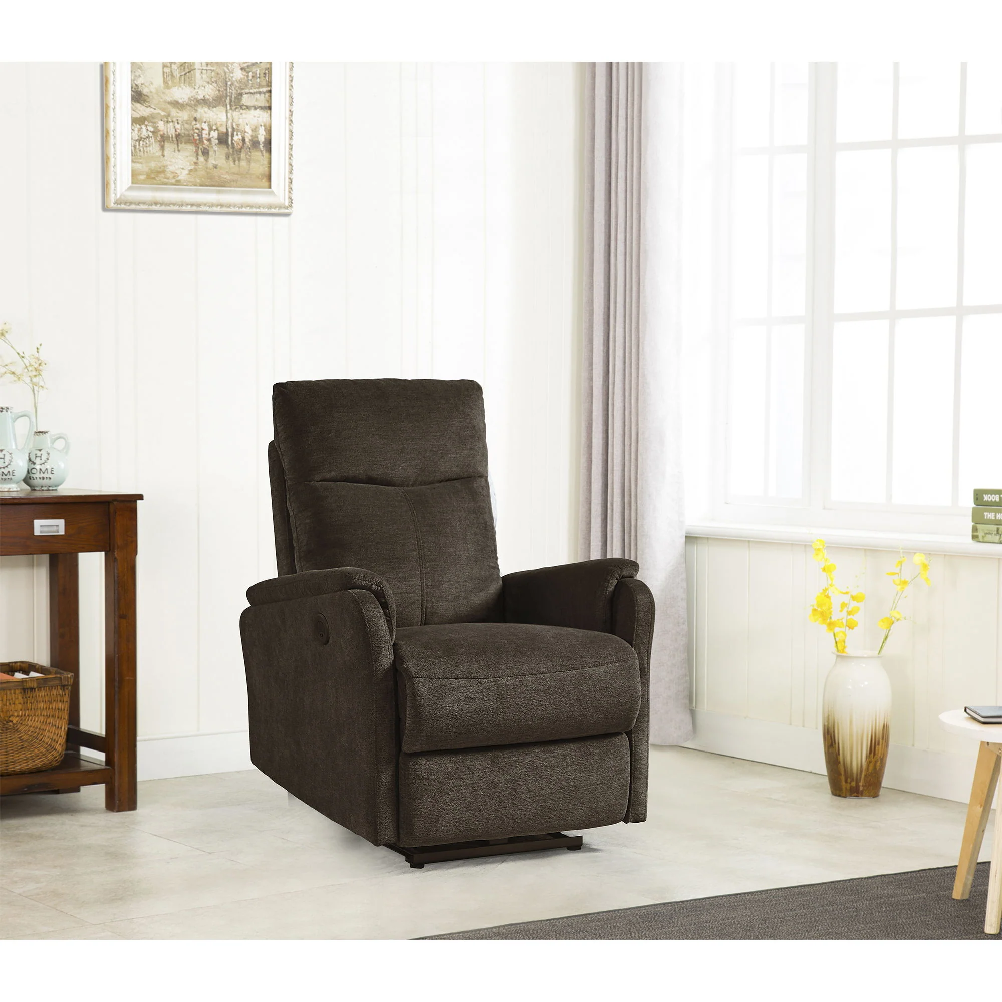 Recliner Chair With Power Function Easy Control Big Stocks, Recliner Single Chair For Living Room, Bed Room - Image 11