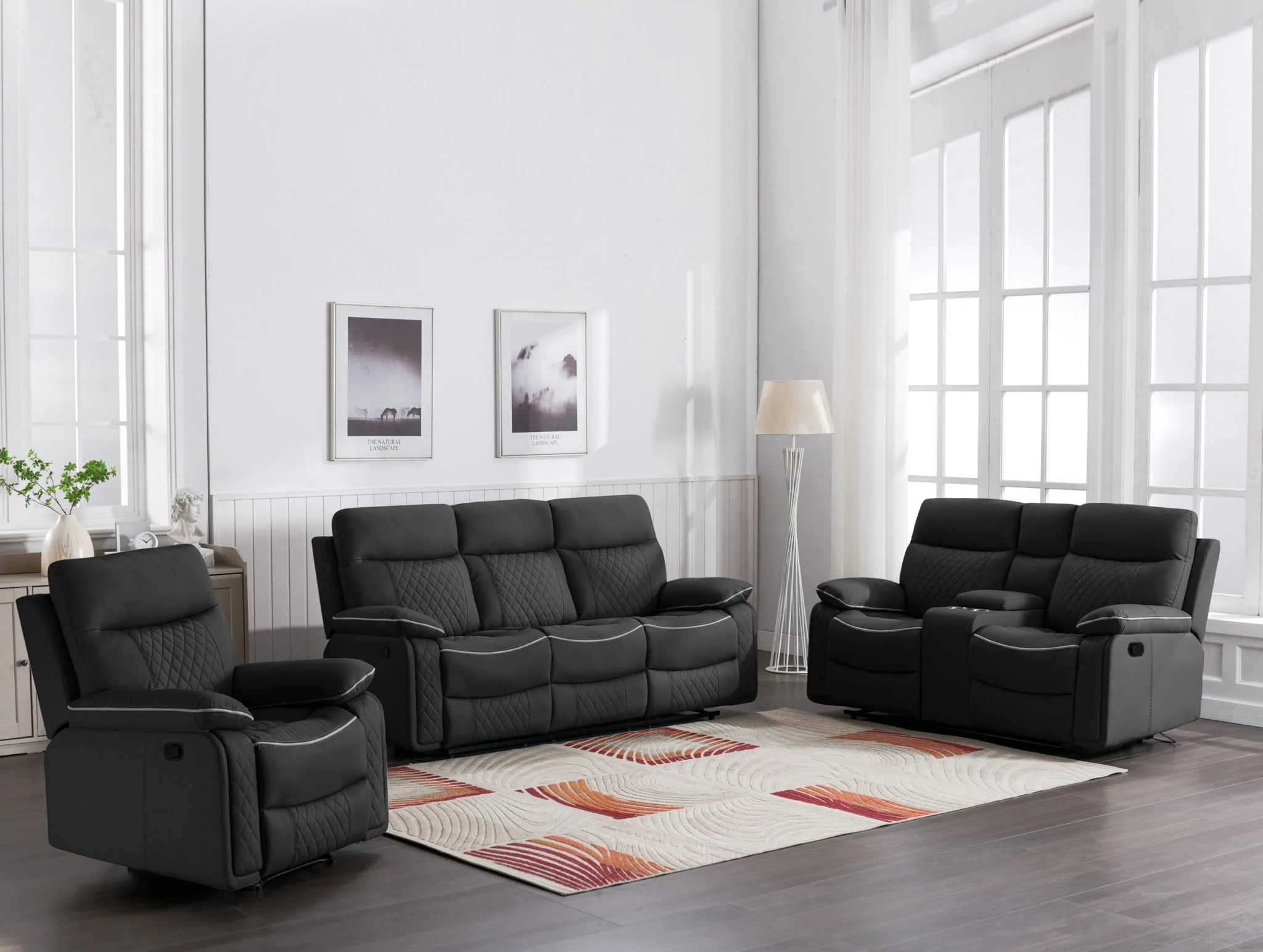 Reclining Comfortable Sofa - Image 5