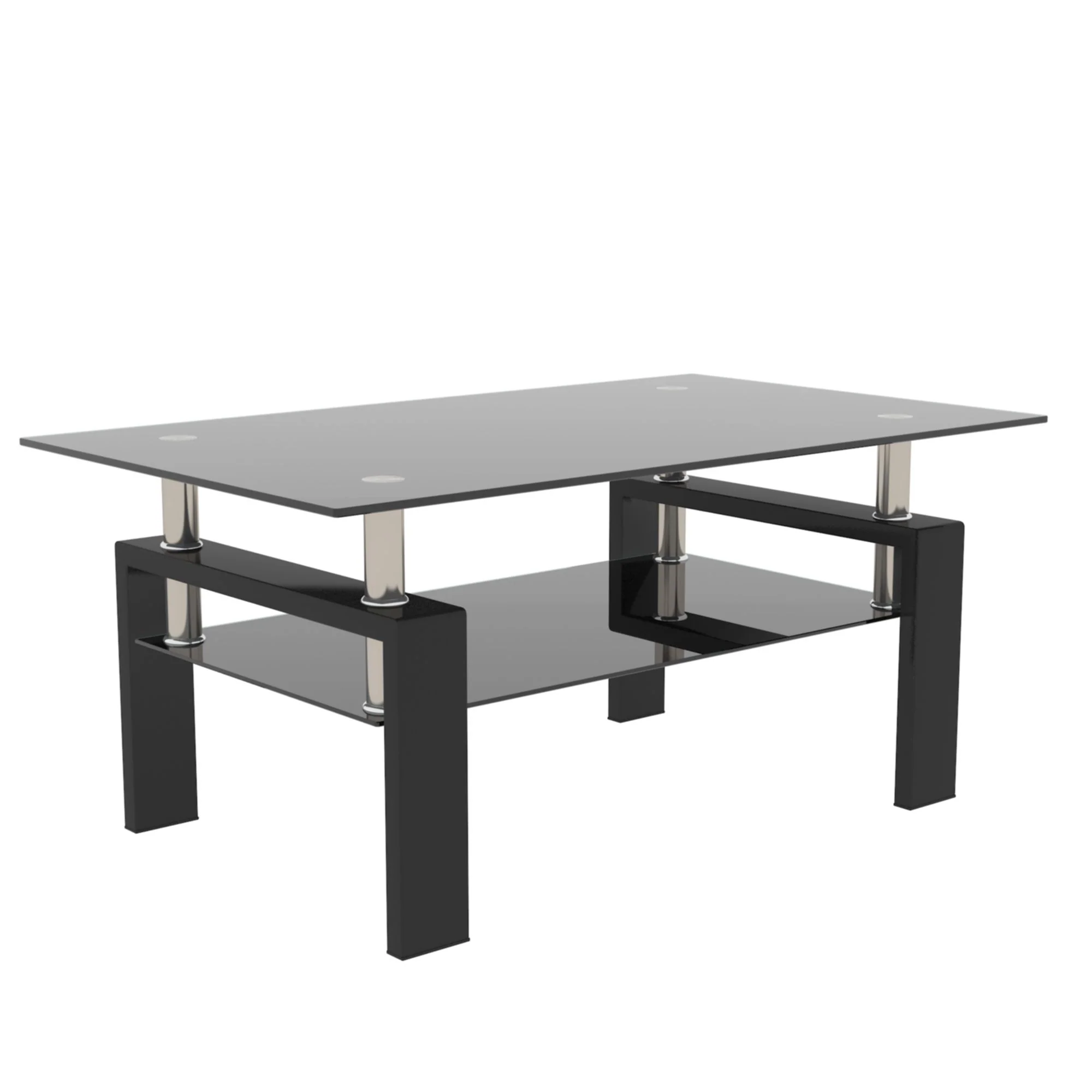 Rectangle Coffee Table, Modern Side Center Tables For Furniture - Image 19