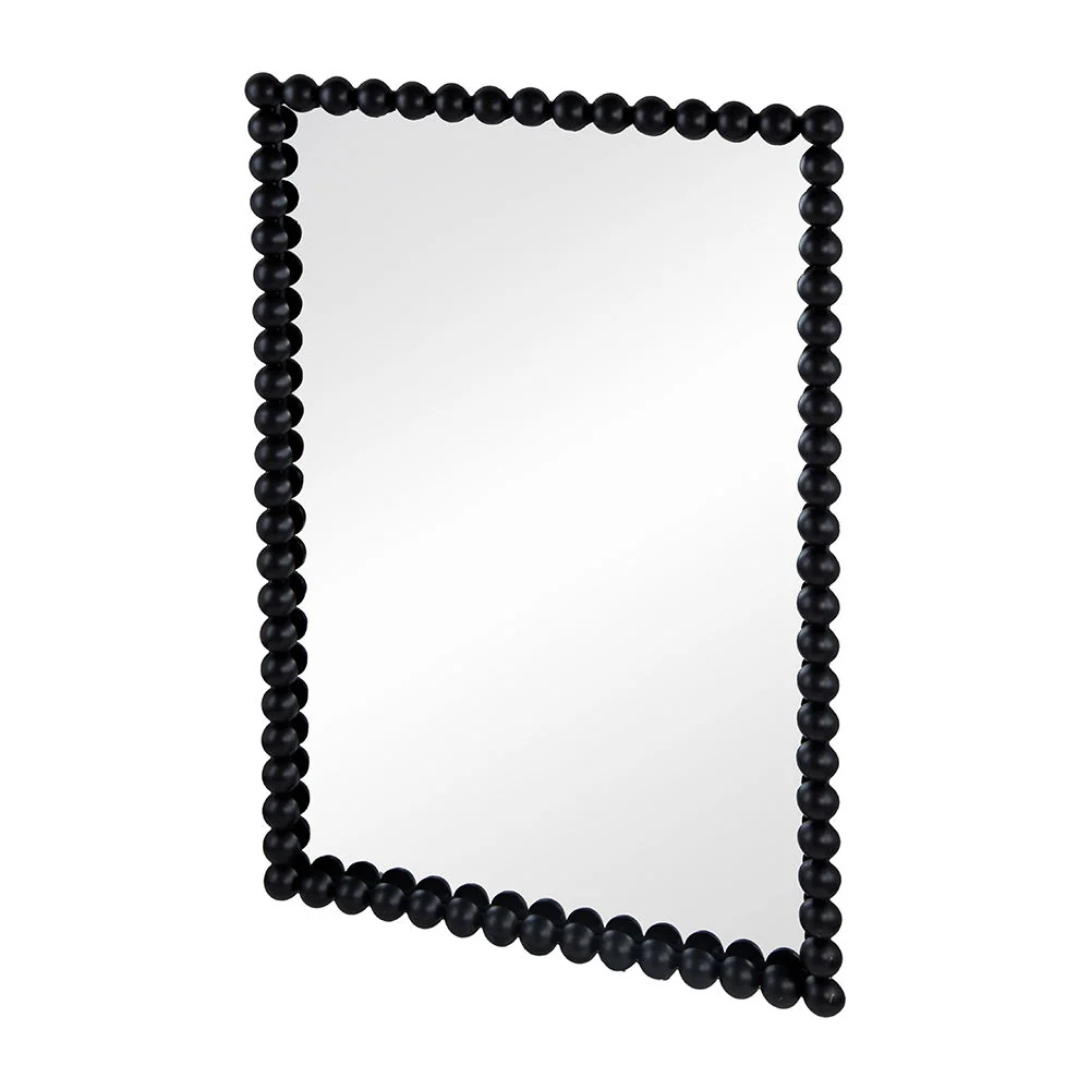 Rectangle Mirror, Wall Mirror For Living Room Bedroom Entryway - Black - Image 4
