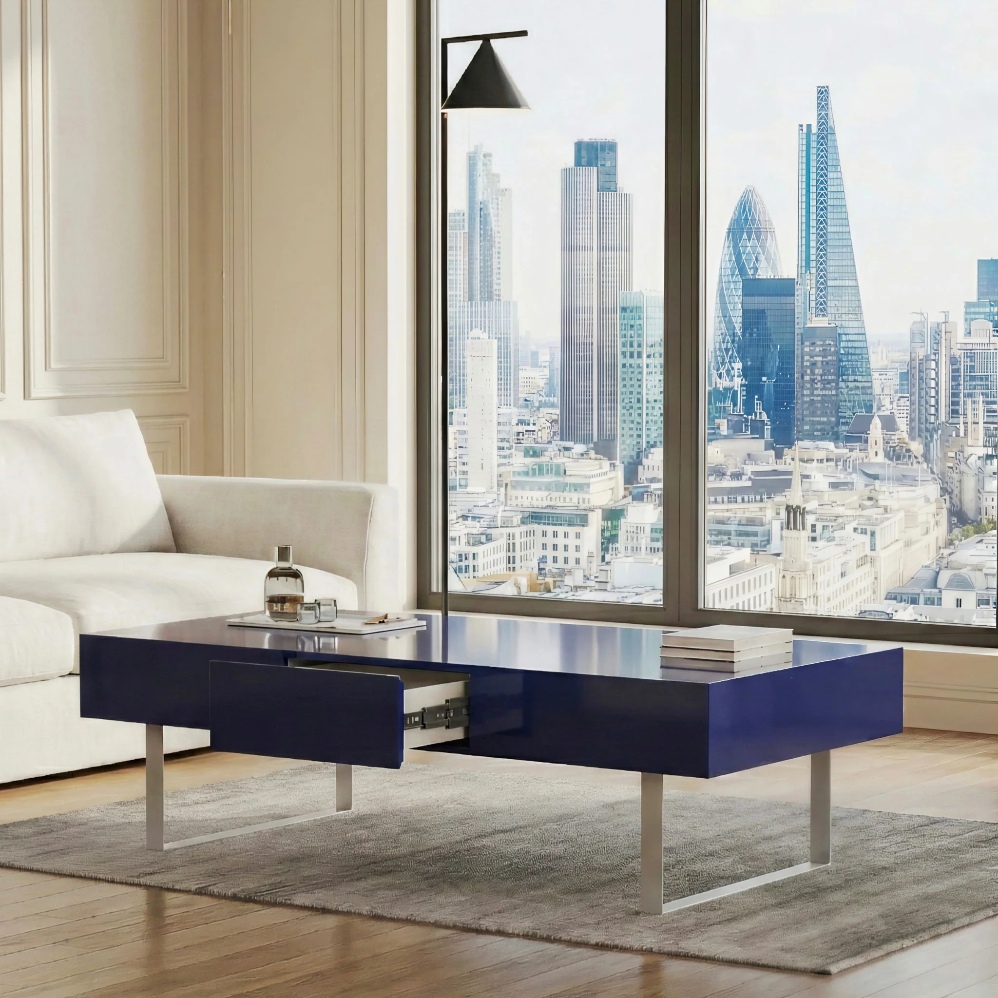 Rectangular Coffee Table With Hidden Storage - Image 17