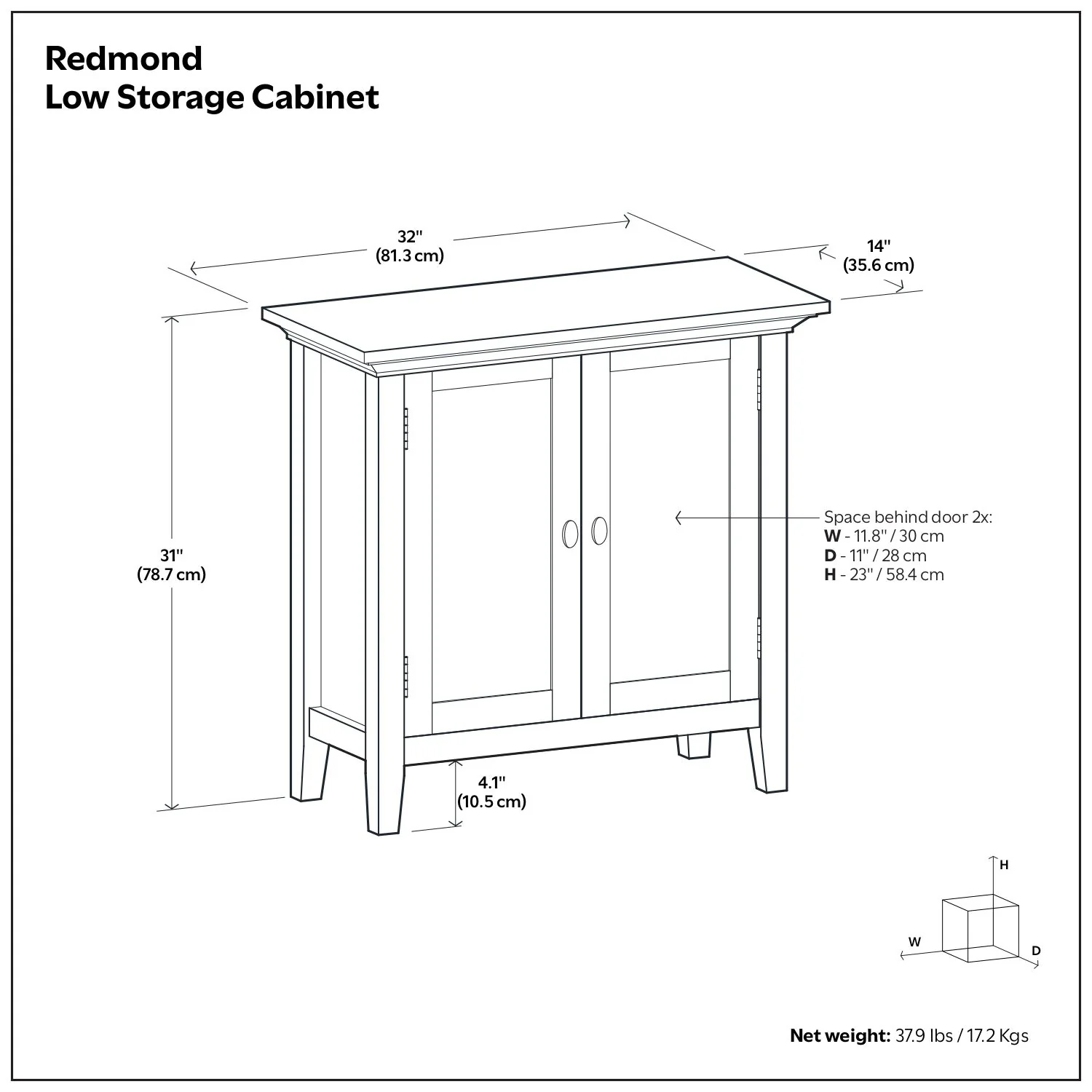 Redmond - Handcrafted Low Storage Cabinet - Image 22
