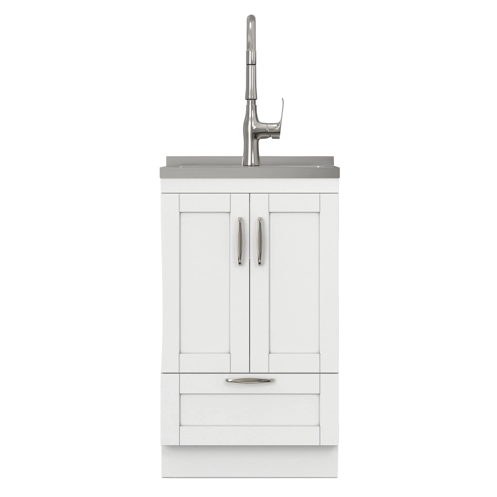 Reed - Deluxe Laundry Cabinet With Pull-Out Faucet And Stainless Steel Sink - Image 26