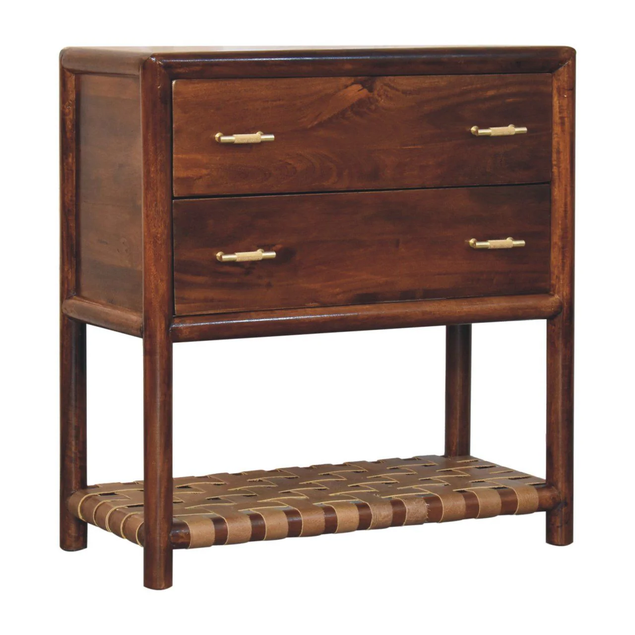 Regency - Woven 2 Drawer Nightstand - Brown - Image 7