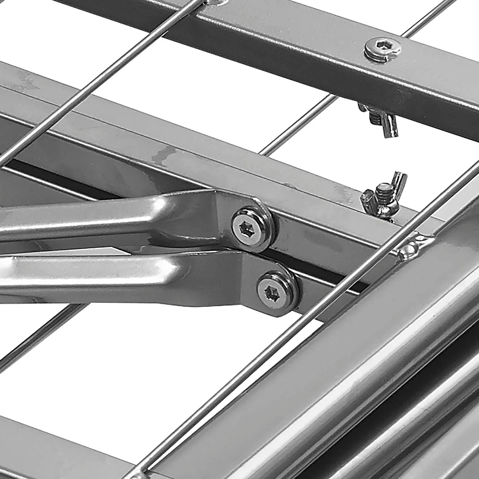 Reinforced Stainless Steel Folding Platform Bed Frame - Image 22