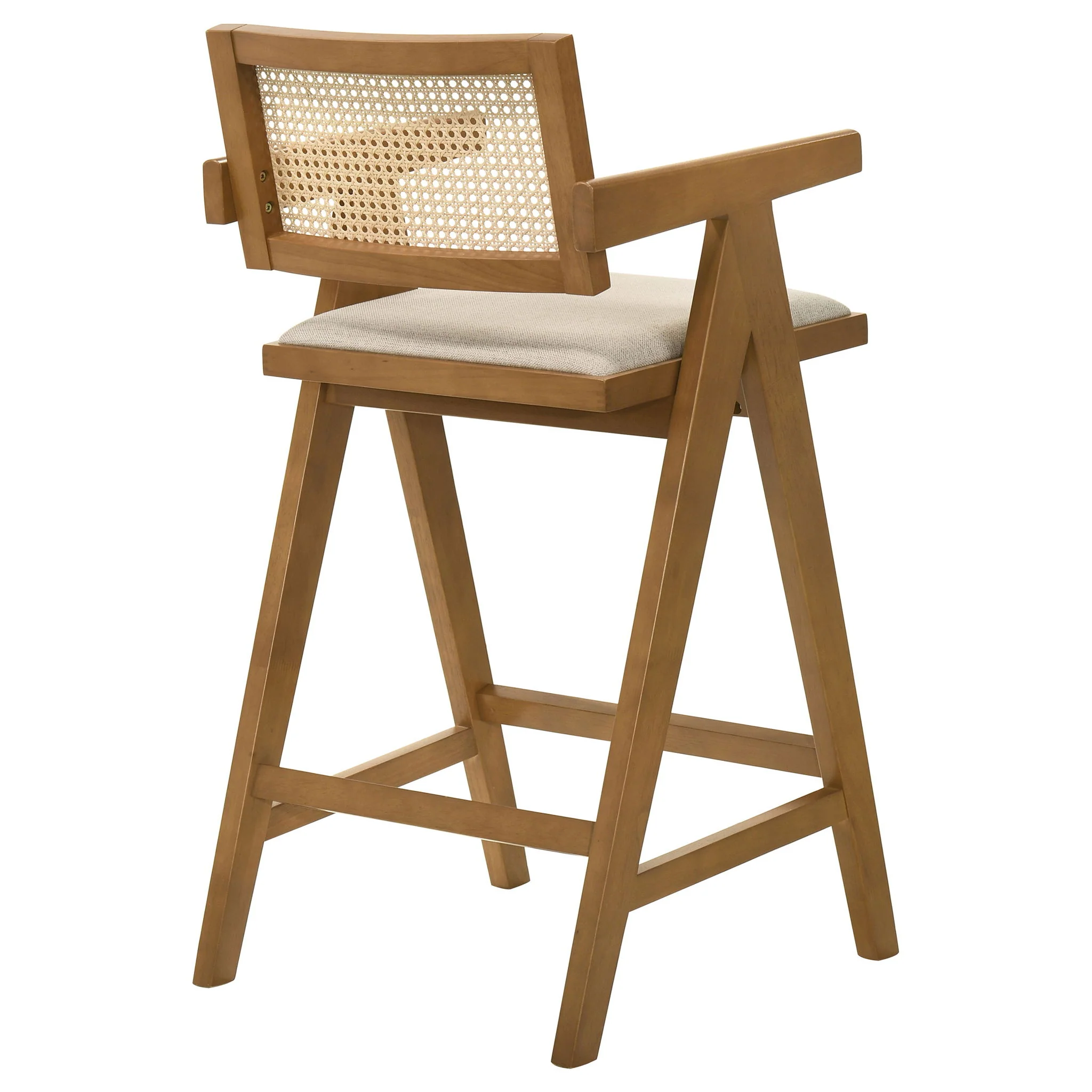 Remy - Bar Chair (Set of 2) With Upholstery - Walnut - Image 4