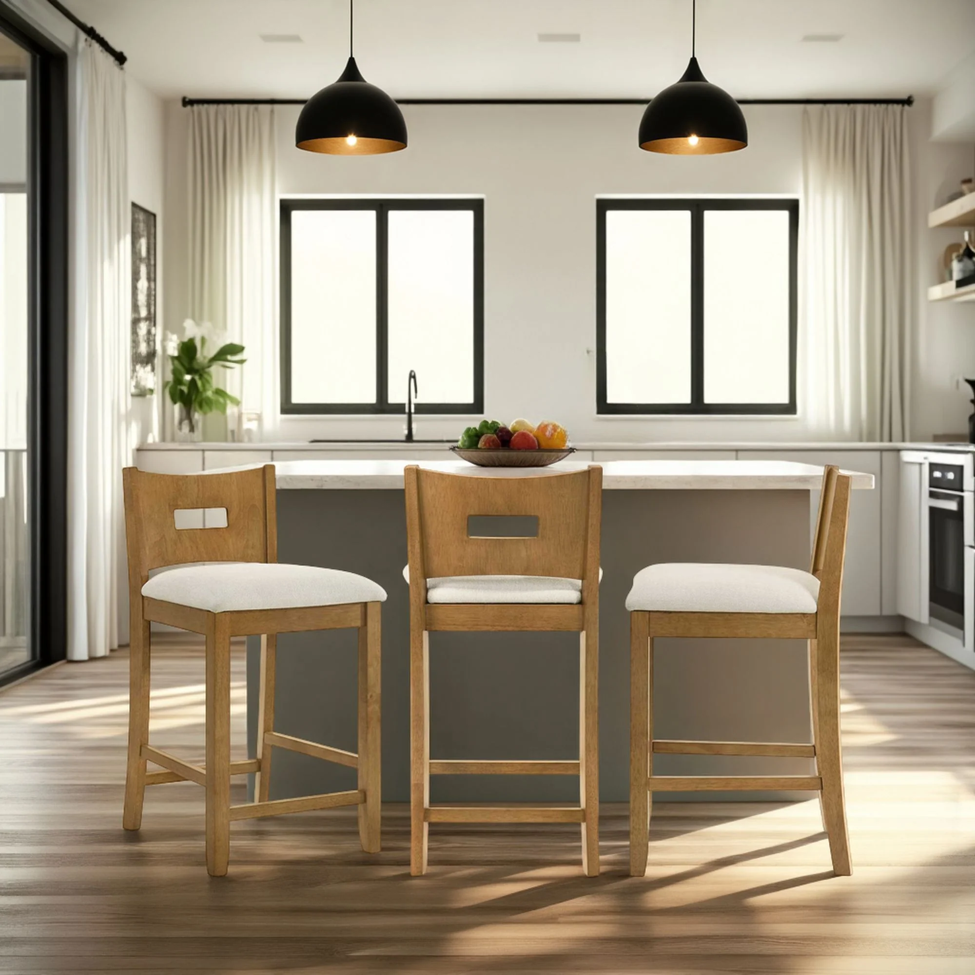 Ren - 26" Counter Height Rubberwood Barstool - Image 10