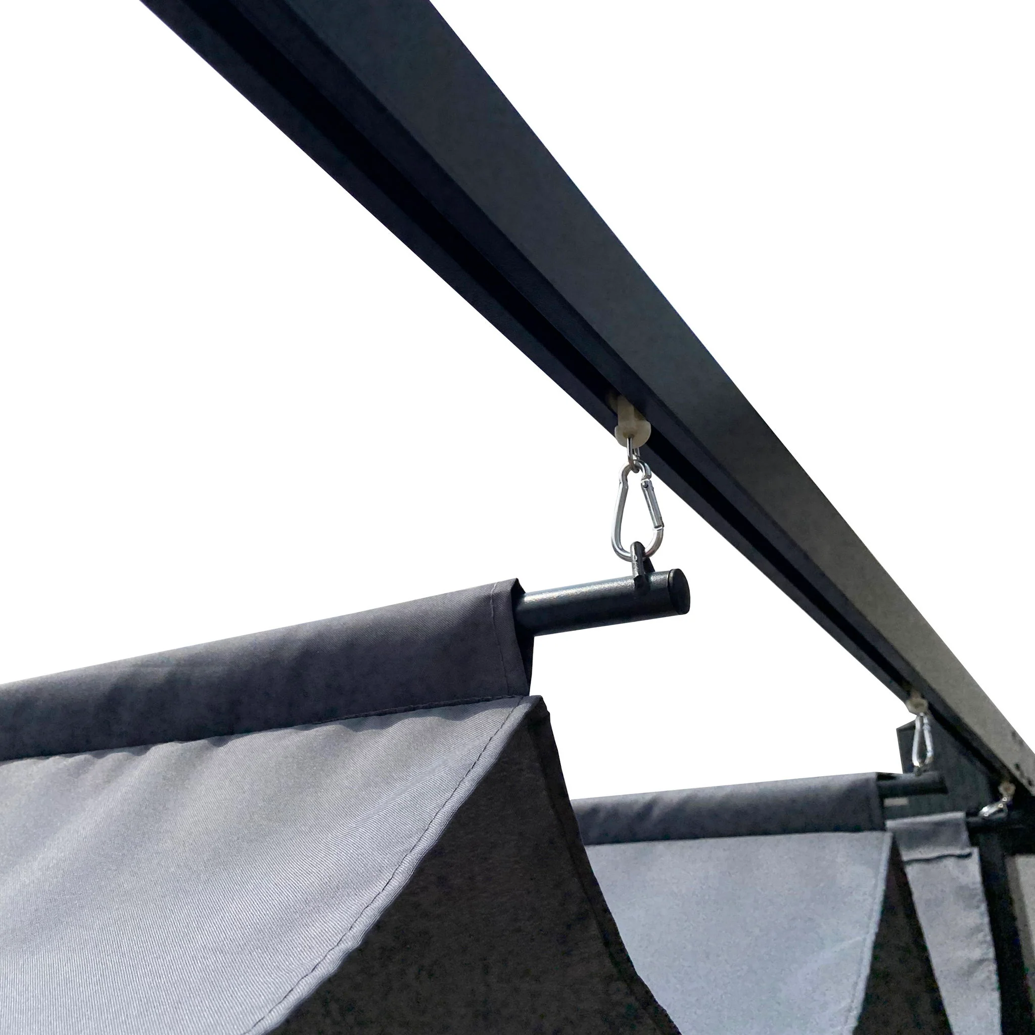 Replacement Canopy Top Cover Fabric For Outdoor Patio Retractable Pergola Sun-Shelter Canopy - Image 9
