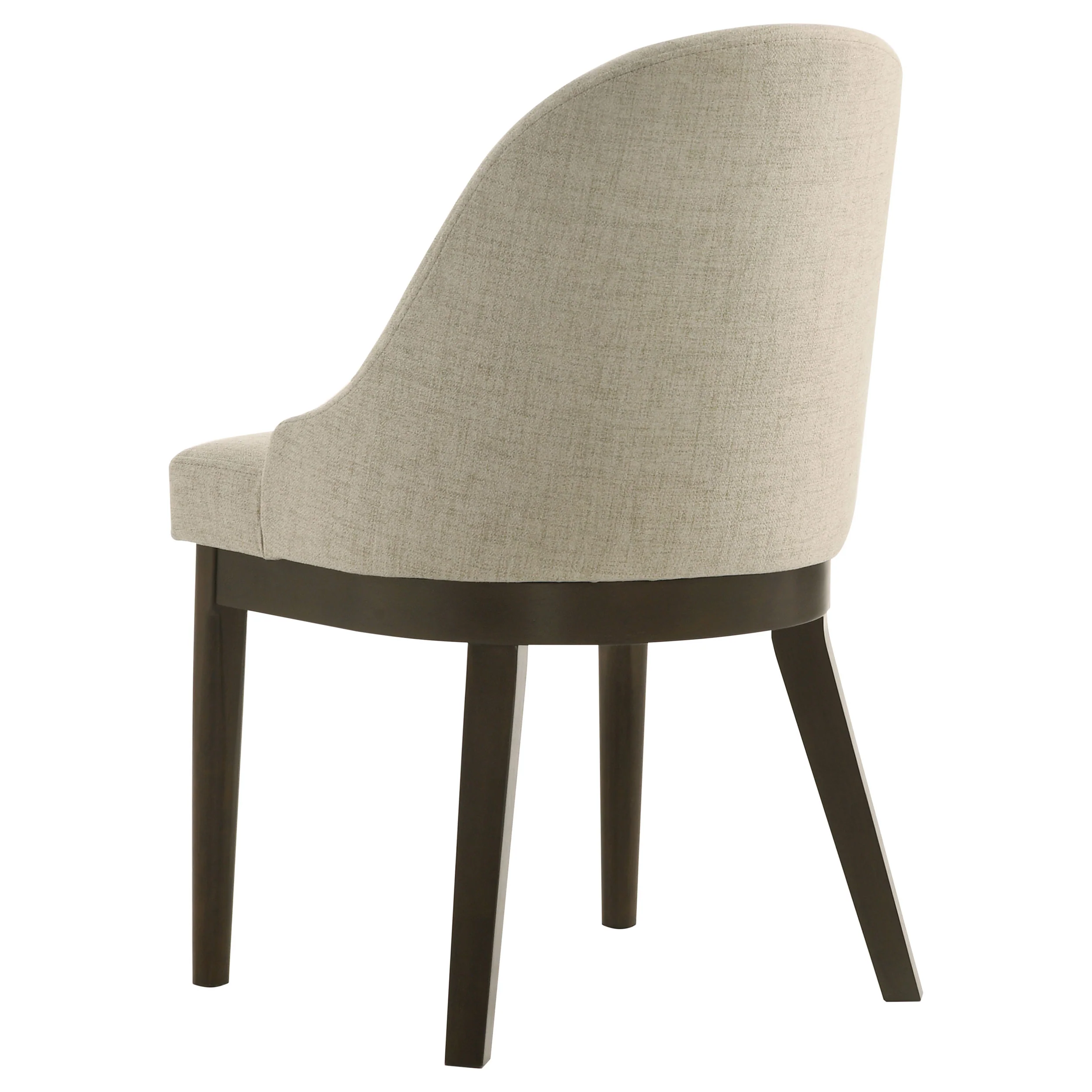 Reseda Upholstered Dining Side Chair Beige Set of 2 - Image 9