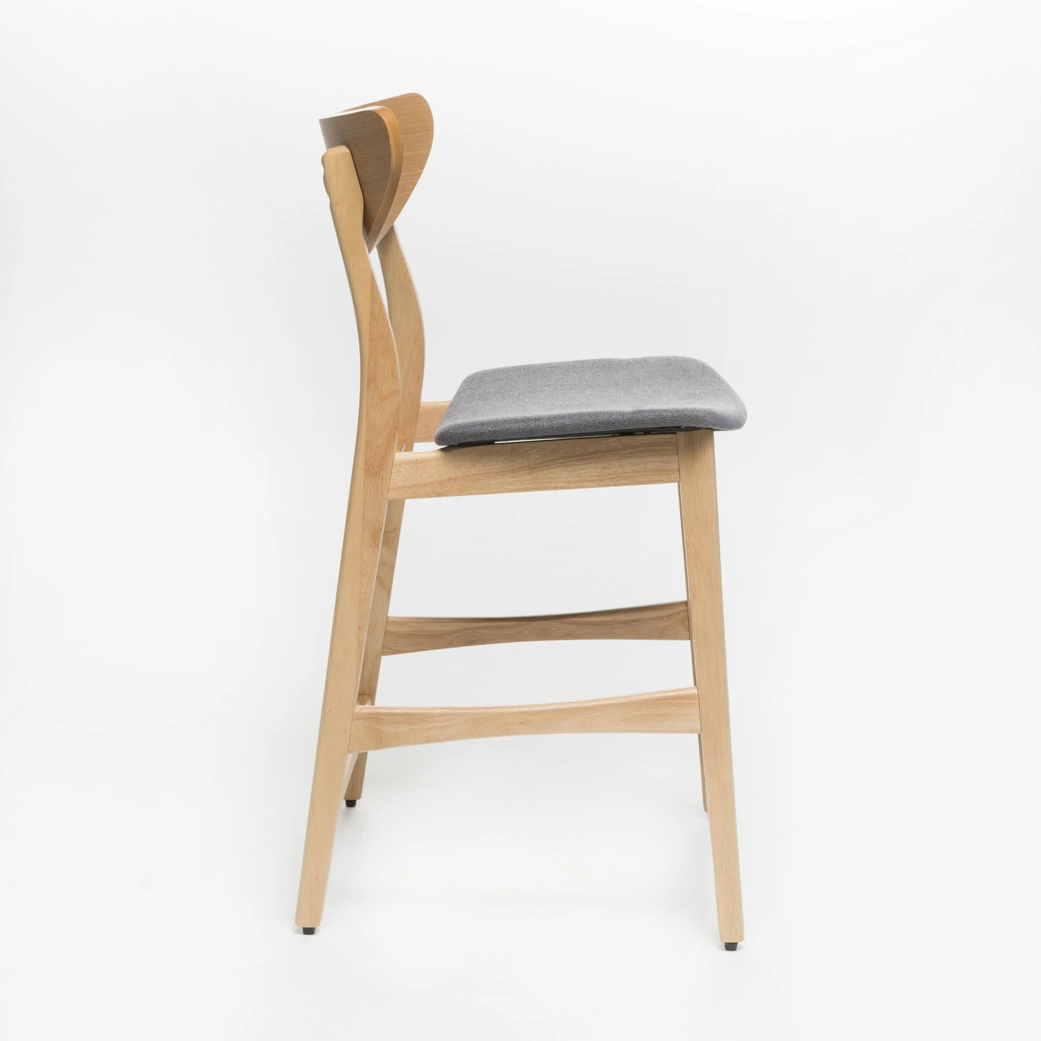 Retro Modern Counter Height Chair Set With Cushioned Seats - Image 8