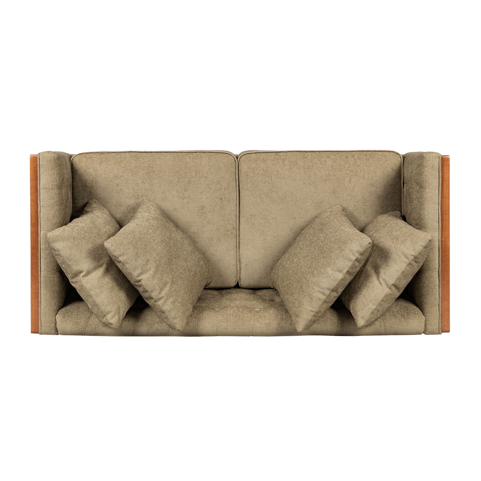 Retro Modern Loveseat With Button Tufted Upholstery - Image 18