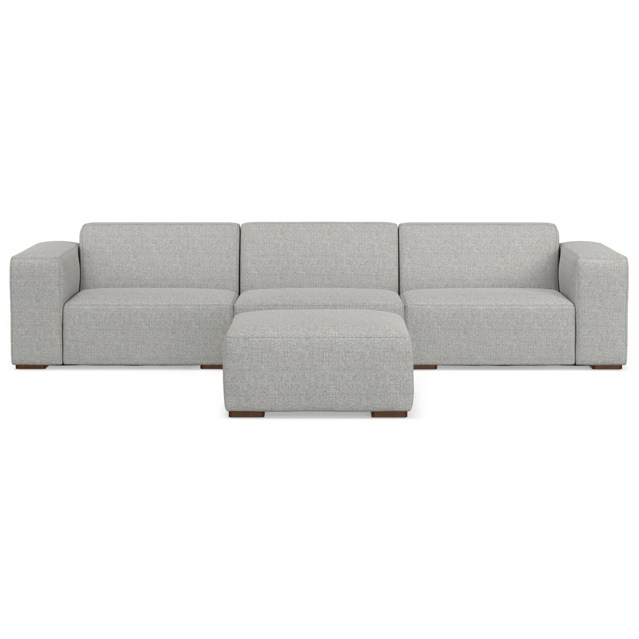 Rex - Handcrafted Sectional Sofa And Ottoman - Image 6