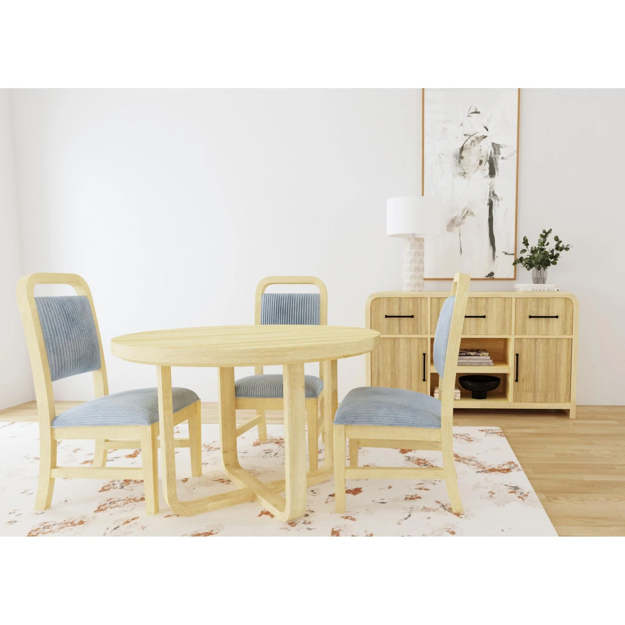Ridgemont Natural Wood Dining Server - Image 4