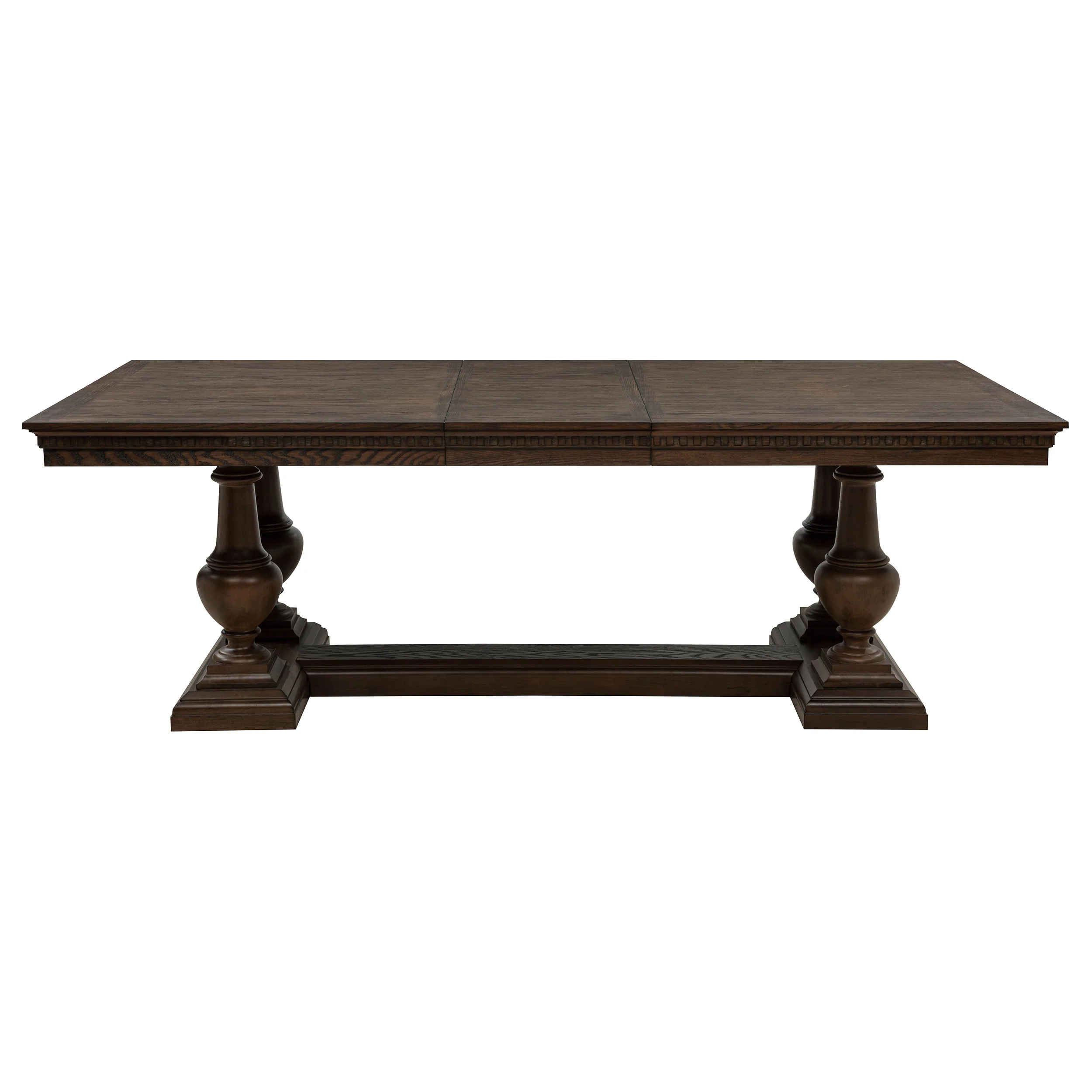 Ridgewell Rectangular Trestle Dining Table Dark Oak - Image 2