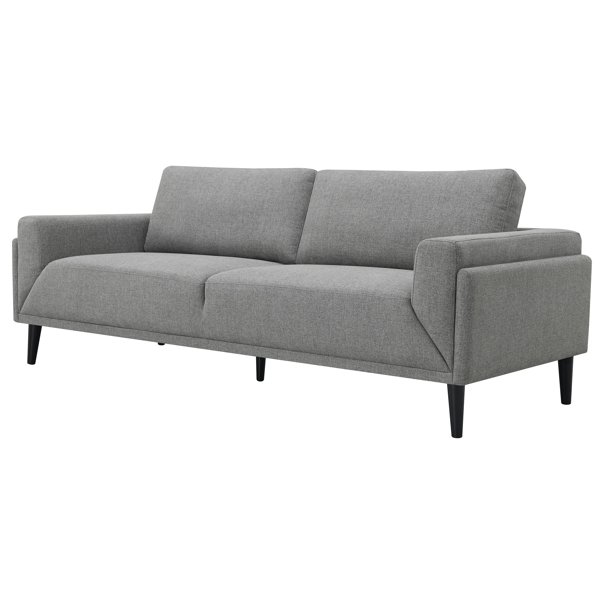 Rilynn Upholstered Track Arm Sofa - Grey - Image 4