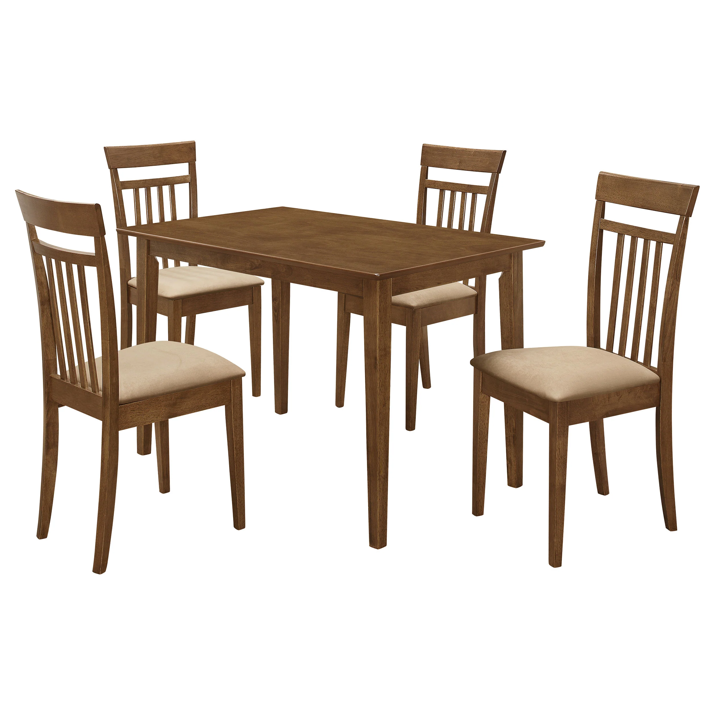 Robles 5-Piece Rectangular Dining Table Set Chestnut - Image 5
