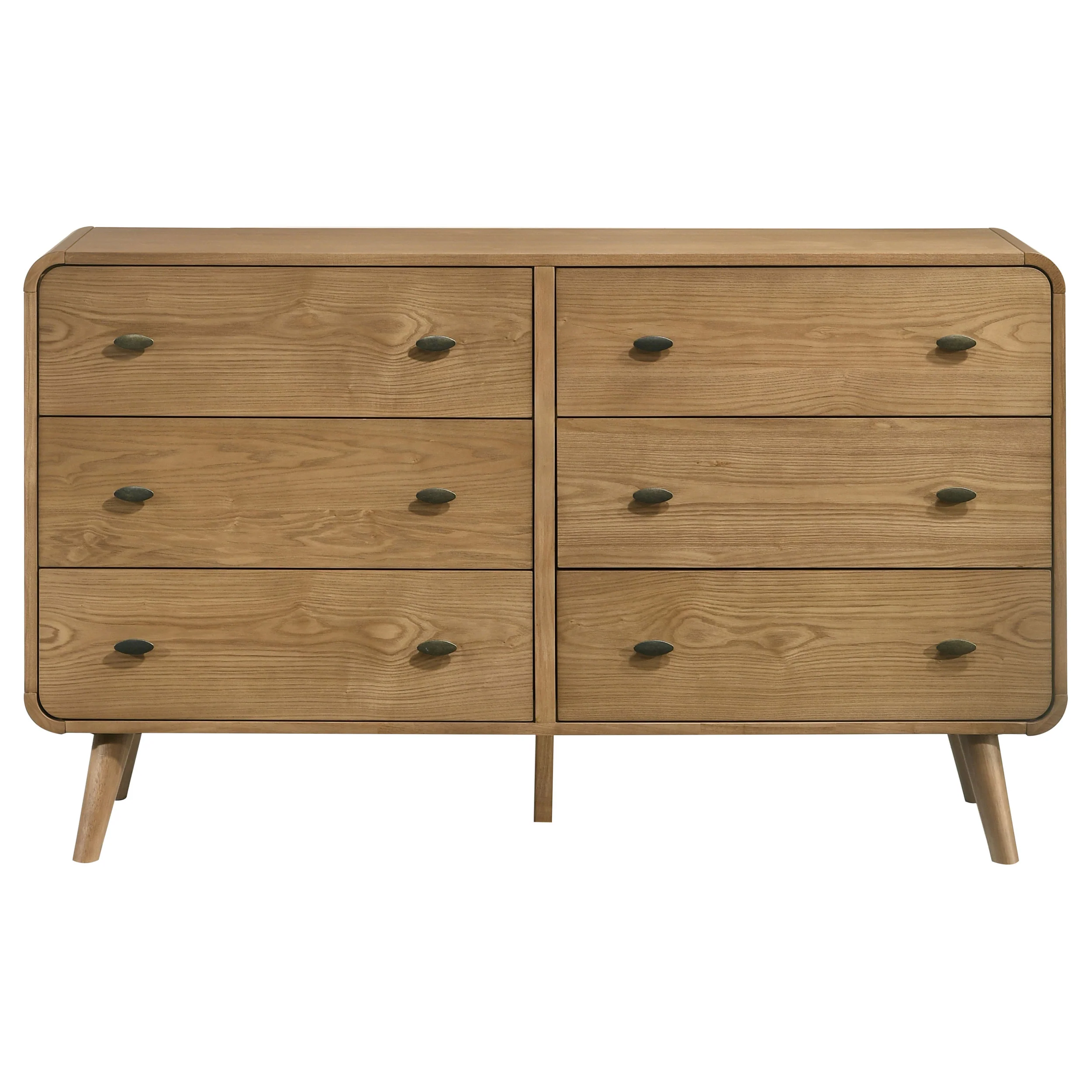 Robyn 6-Drawer Bedroom Dresser Light Ash - Image 4