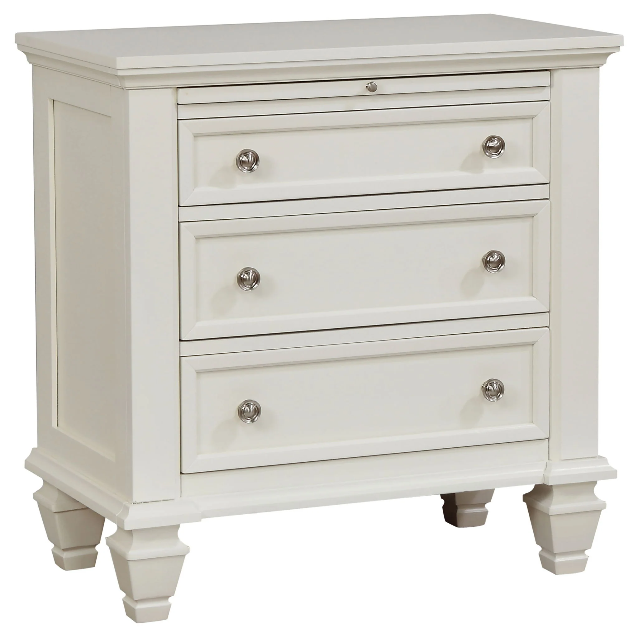 Rocco - 4 Piece Queen Bedroom Set - Cream White - Image 4