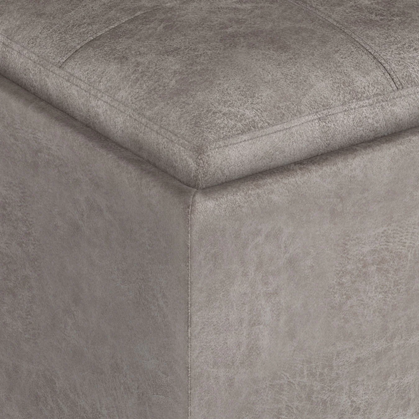 Rockwood - Upholstered Cube Storage Ottoman With Tray - Image 18