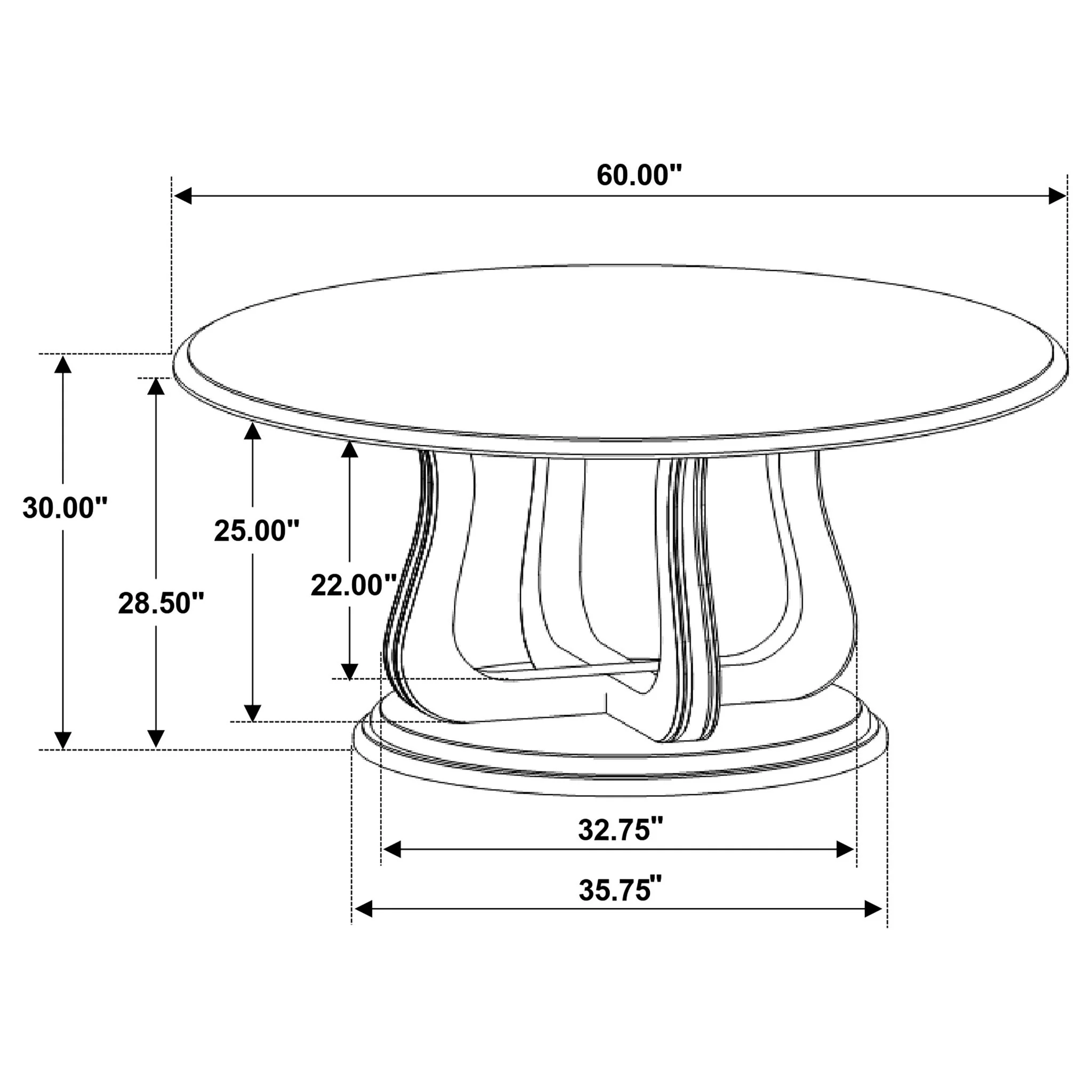 Rodota - 5 Piece Round Dining Table Set With Upholstered Chairs - White Washed - Image 8