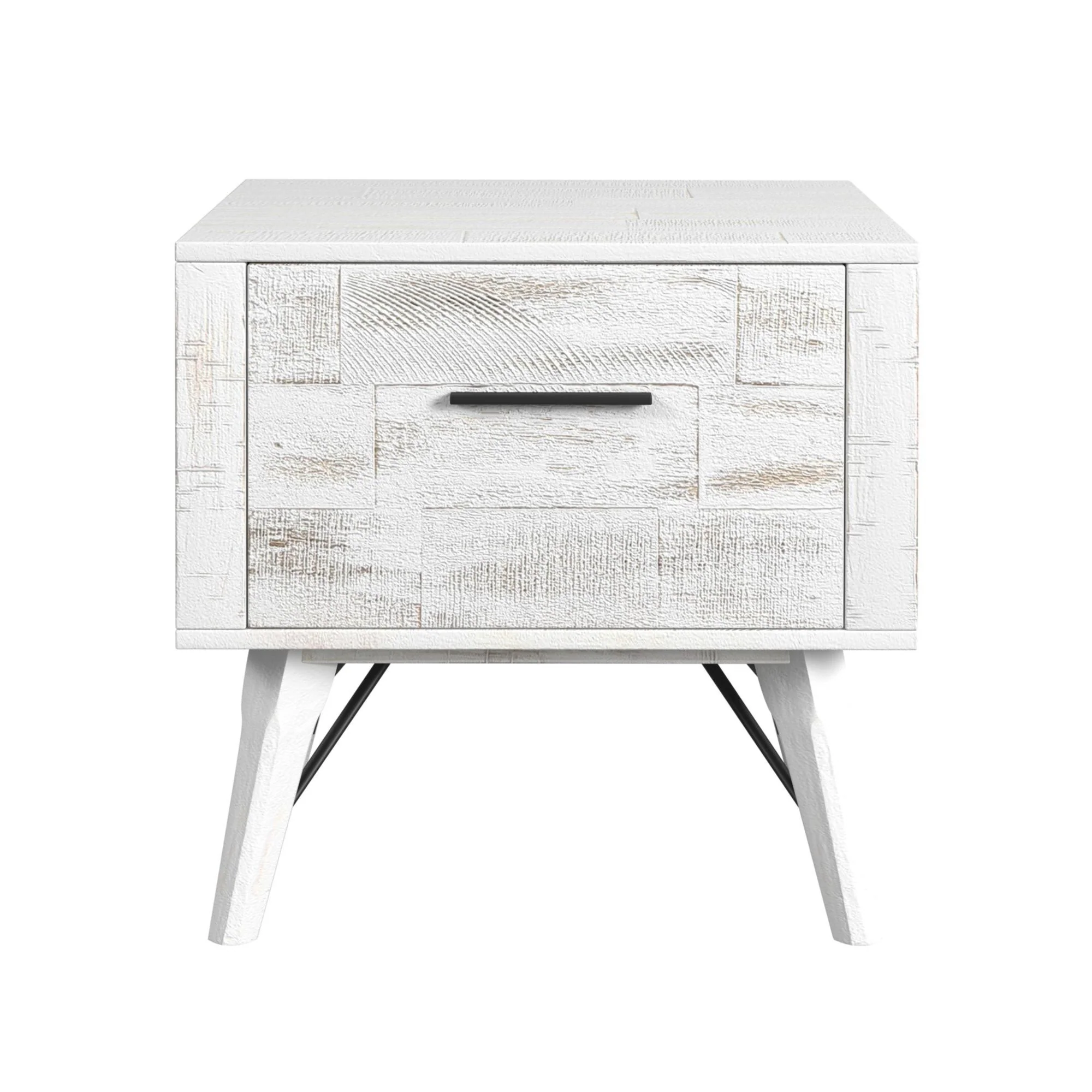 Rogen Rustic - End Table - Rustic White - Image 7