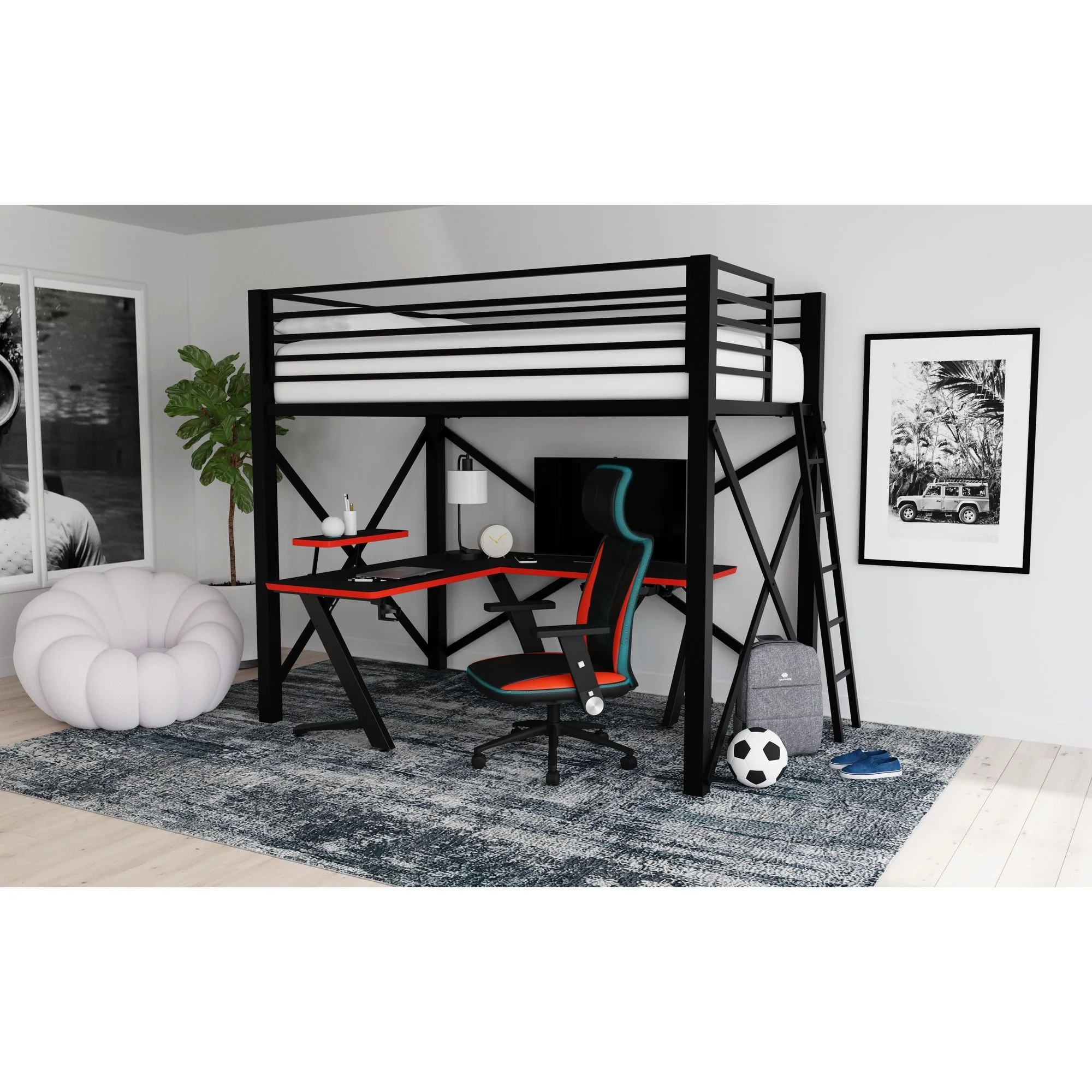 Rollins - Gaming Chair With LED And Speaker - Image 15