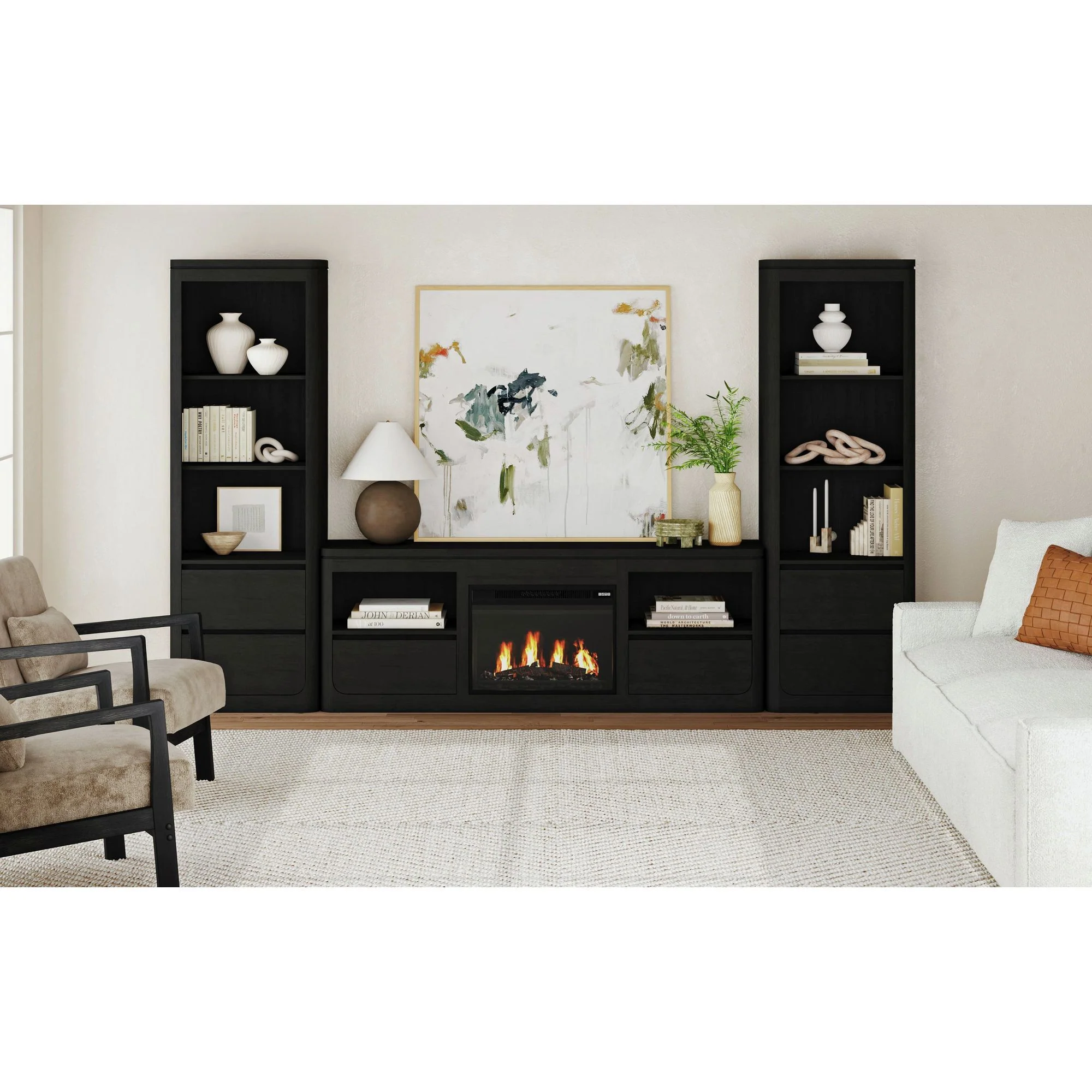 Rosalie - 4 Piece Entertainment Unit With 71" TV Console - Image 9