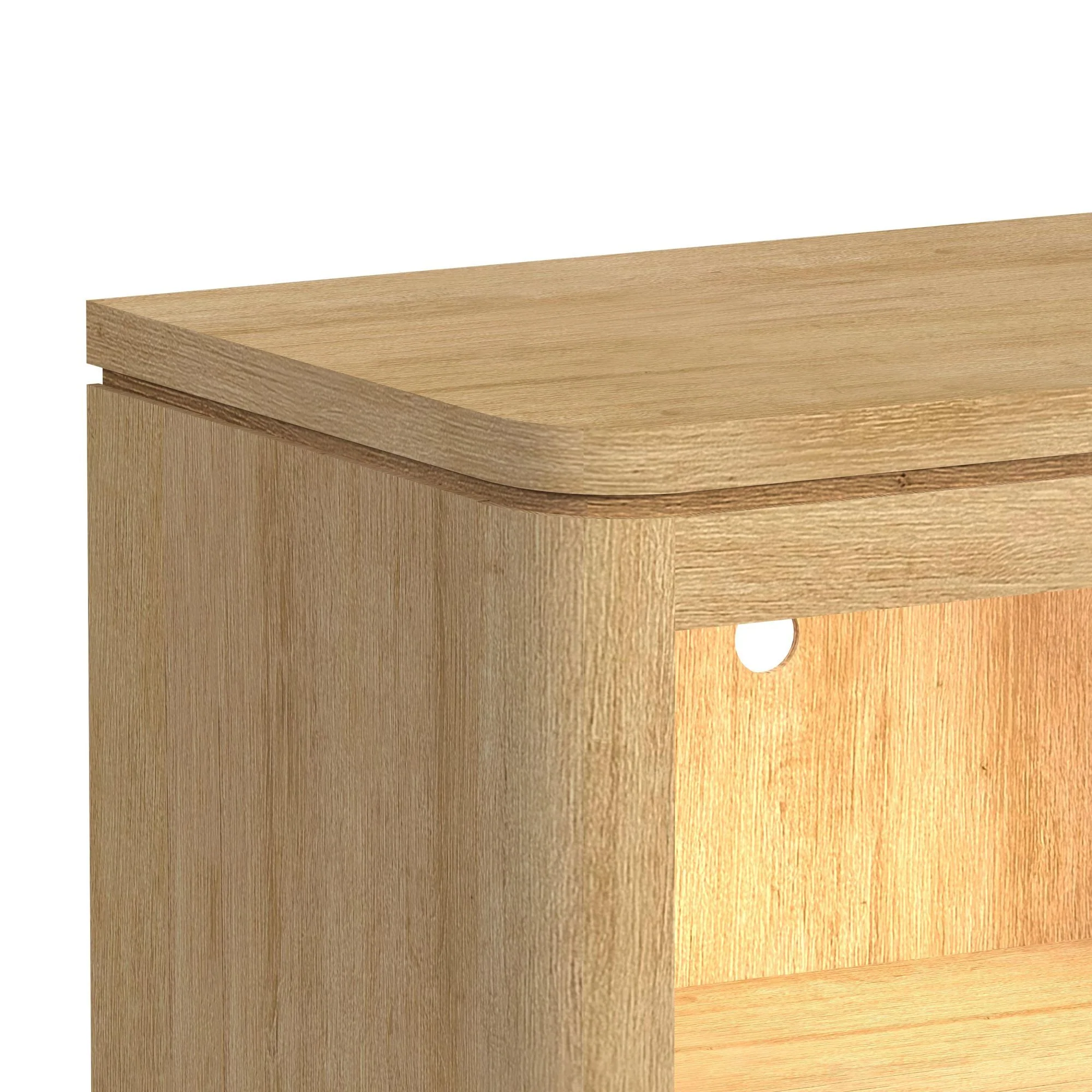 Rosalie - Nightstand With USB And LED - Image 7