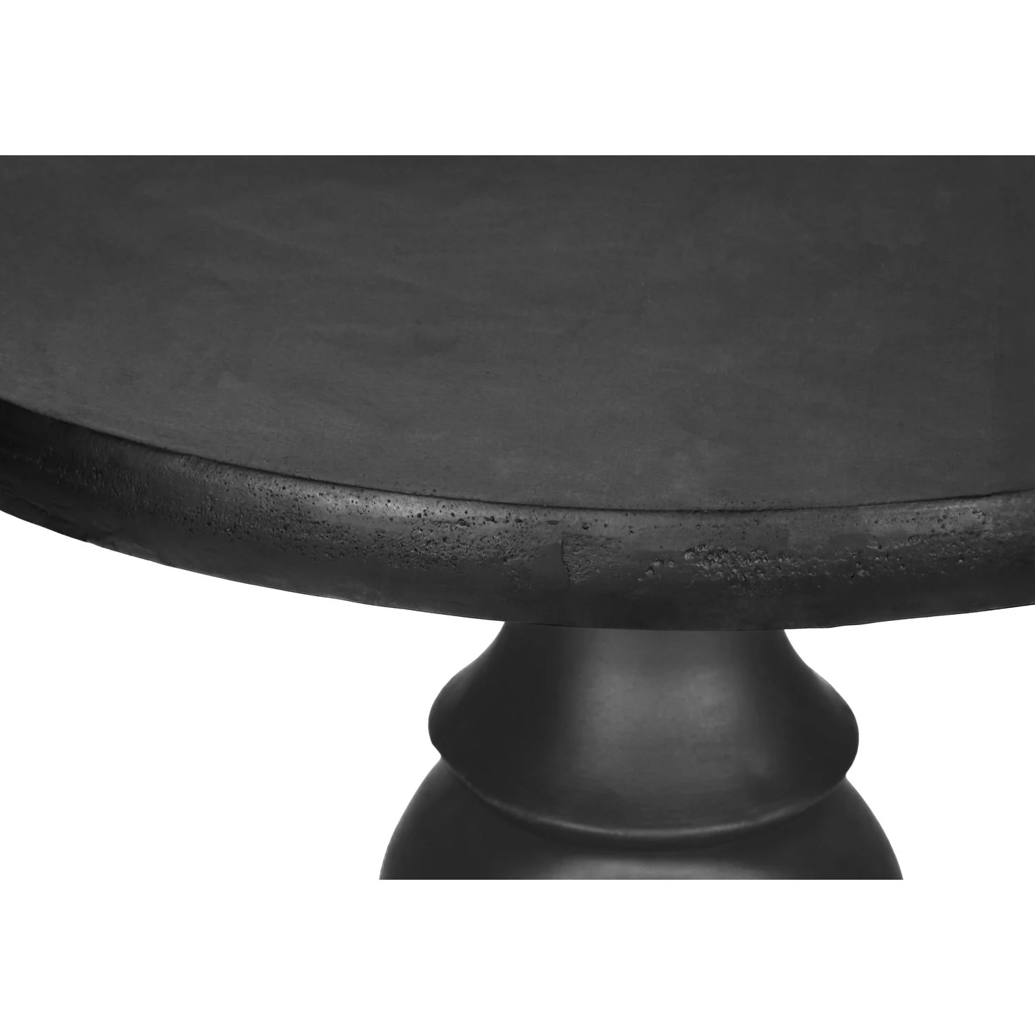 Round Accent Table, Indoor / Outdoor - Black - Image 5