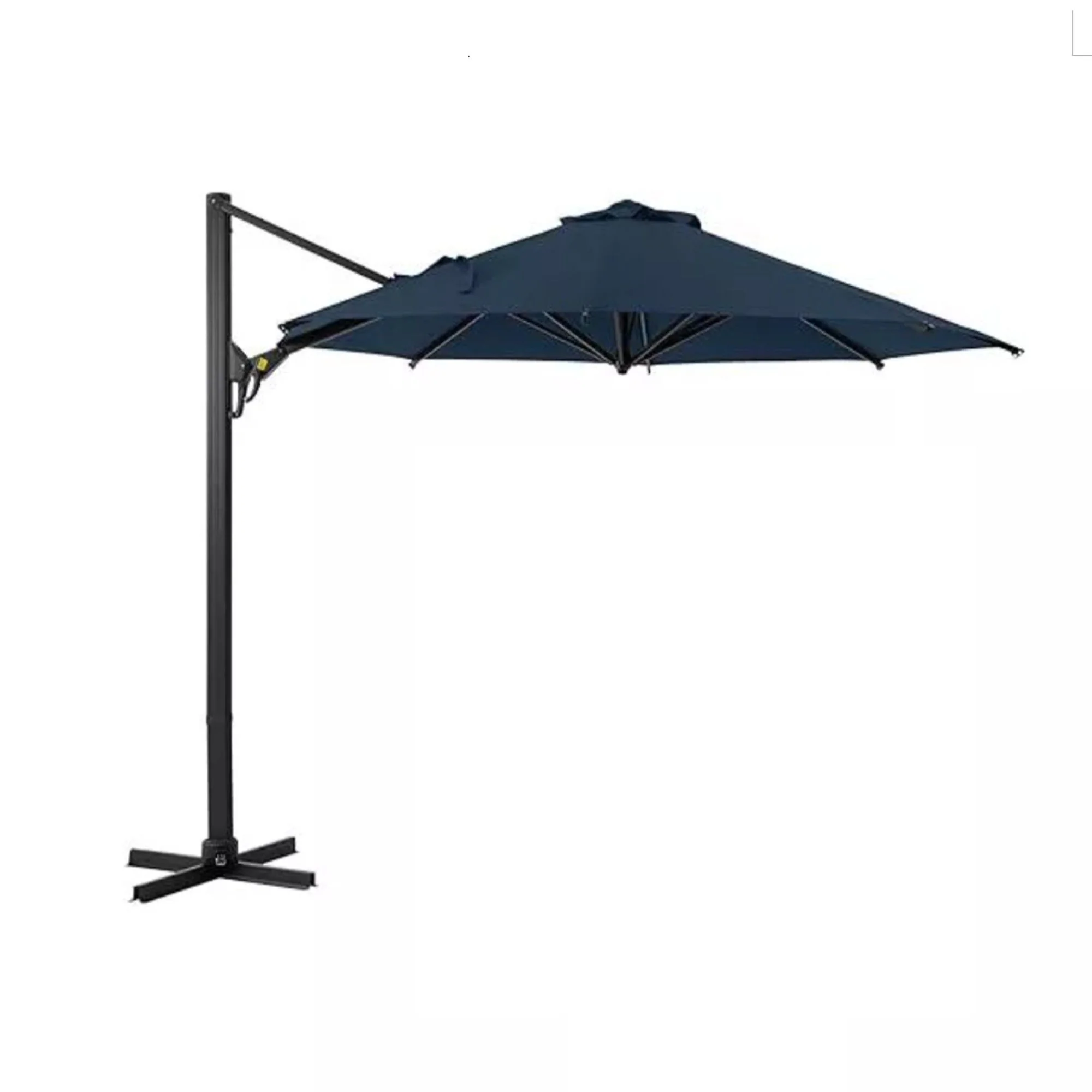 Round Cantilever Patio Umbrella With 360 Rotation & Infinite Tilt Adjustment - Image 35