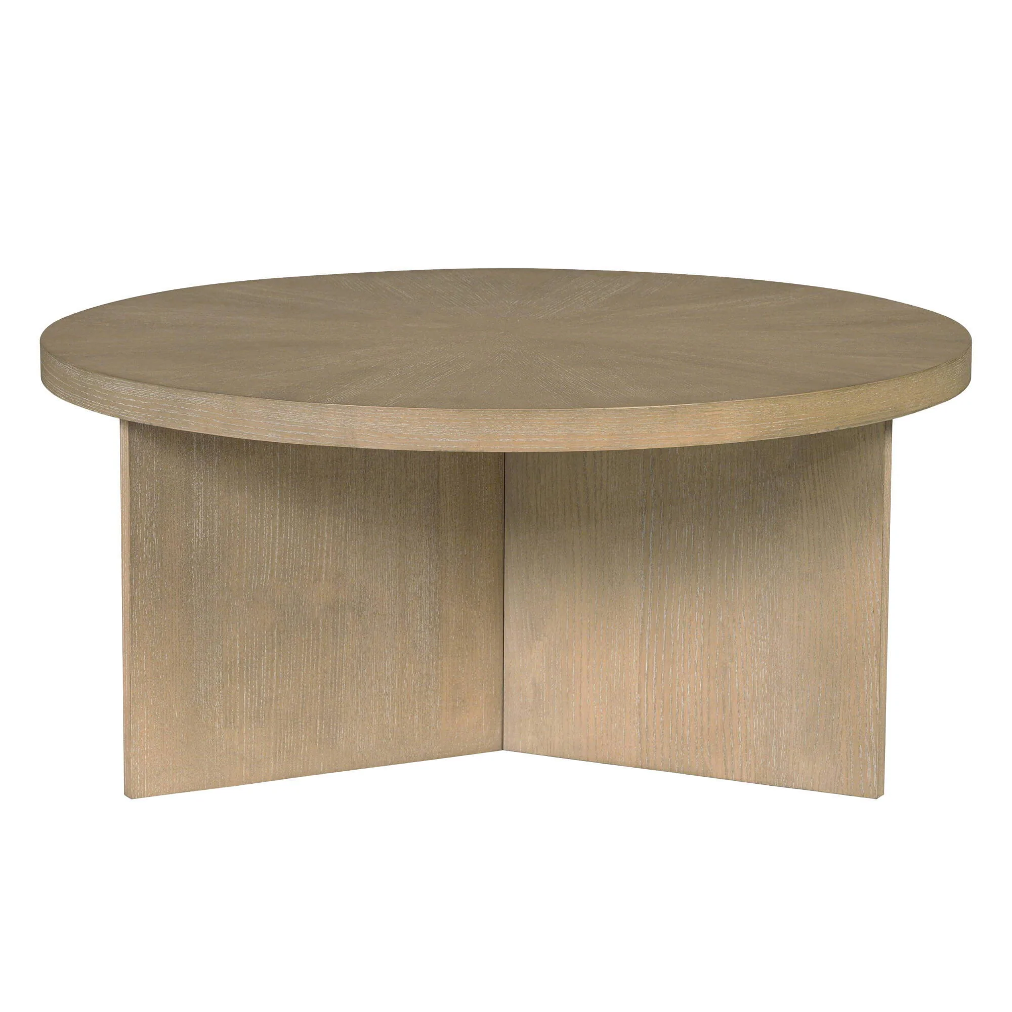Round Coffee Table With Solid Veneer Top - Image 6