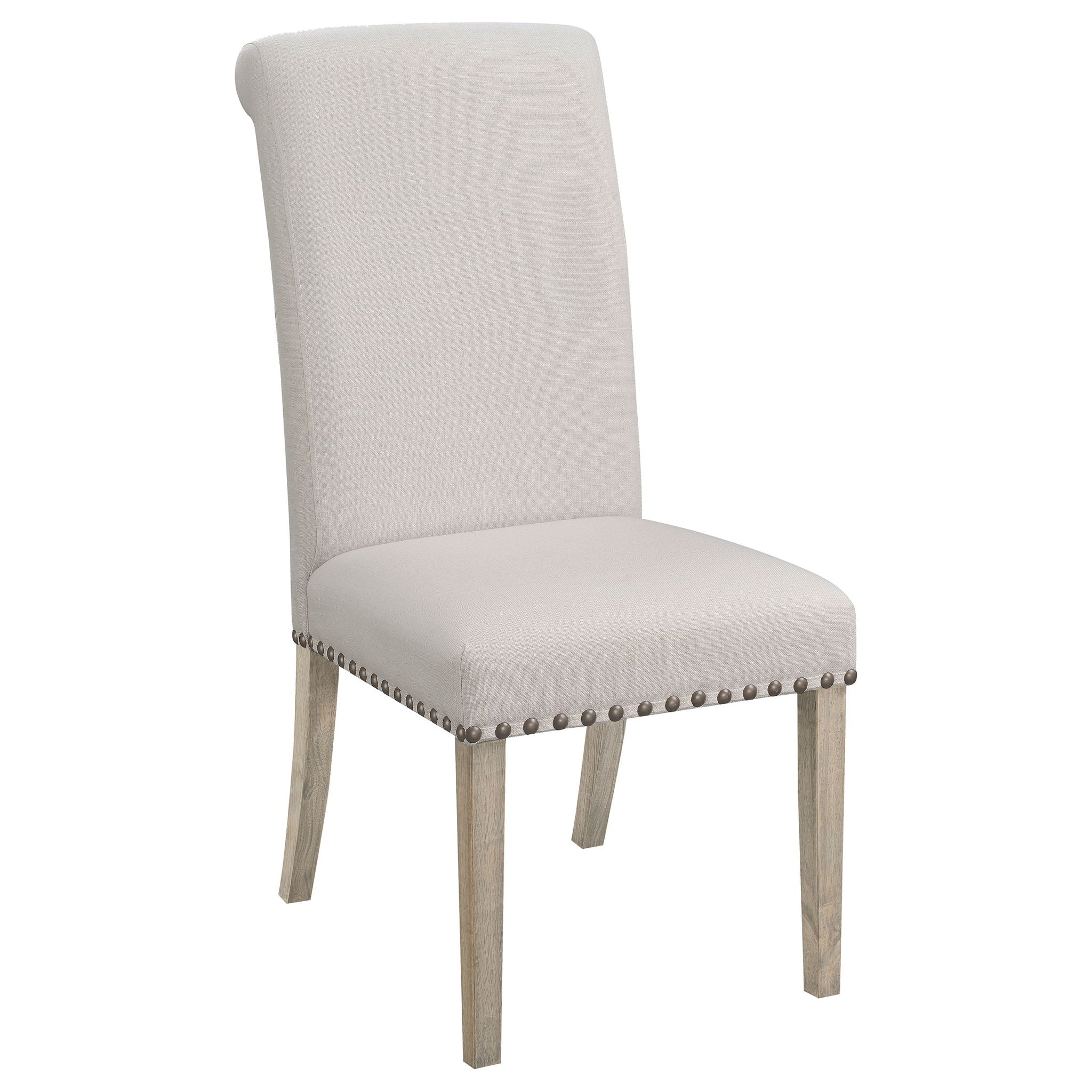 Round Dining Table Set With Upholstered Chairs - Image 5