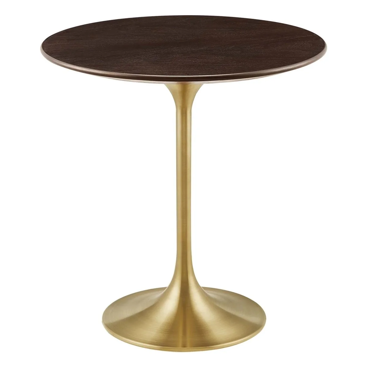 Round High Gloss Side Table with Pedestal Base – 20 Inch - Image 22