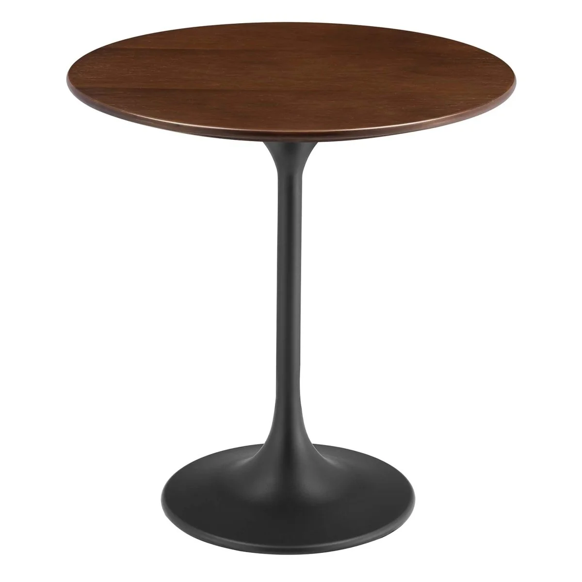 Round High Gloss Side Table with Pedestal Base – 20 Inch - Image 78