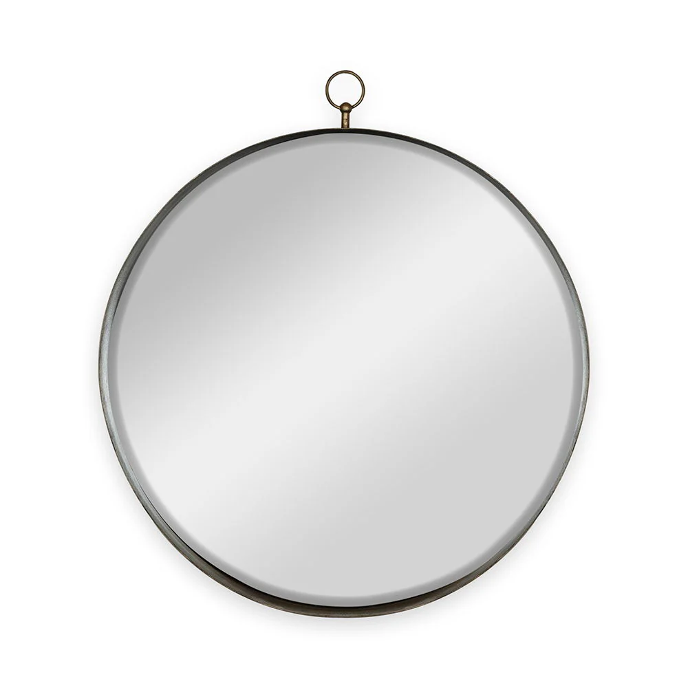 Round Mirror, Circle Mirror With Iron Frame For Living Room Bedroom Vanity Entryway, Hallway - Image 9