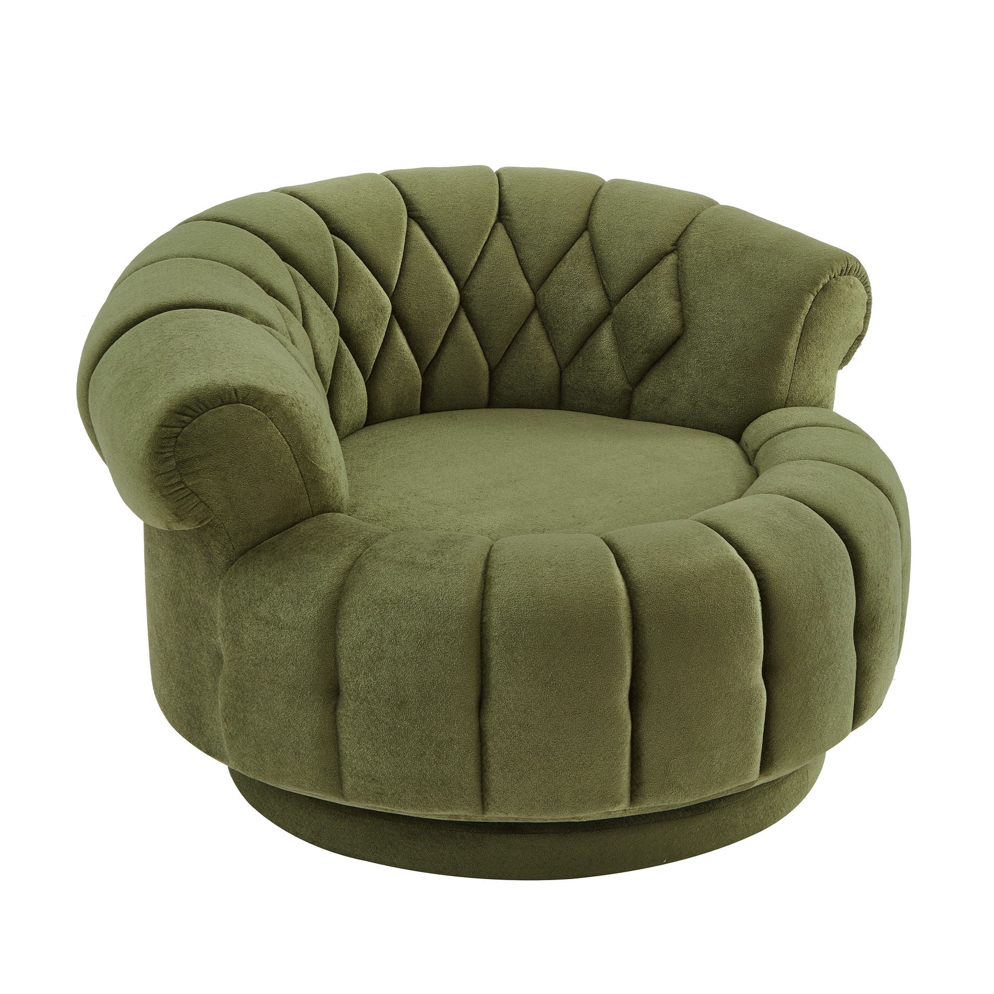 Round Swivel Accent Chair With Rotation - Image 28