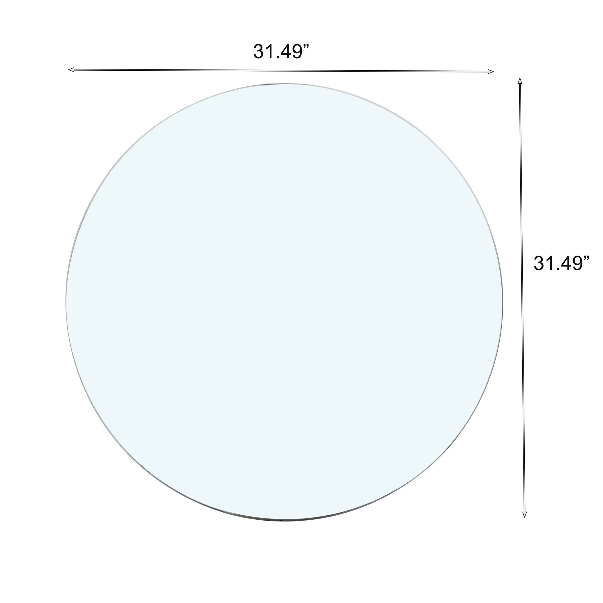 Round Tempered Glass Table Top - Image 5