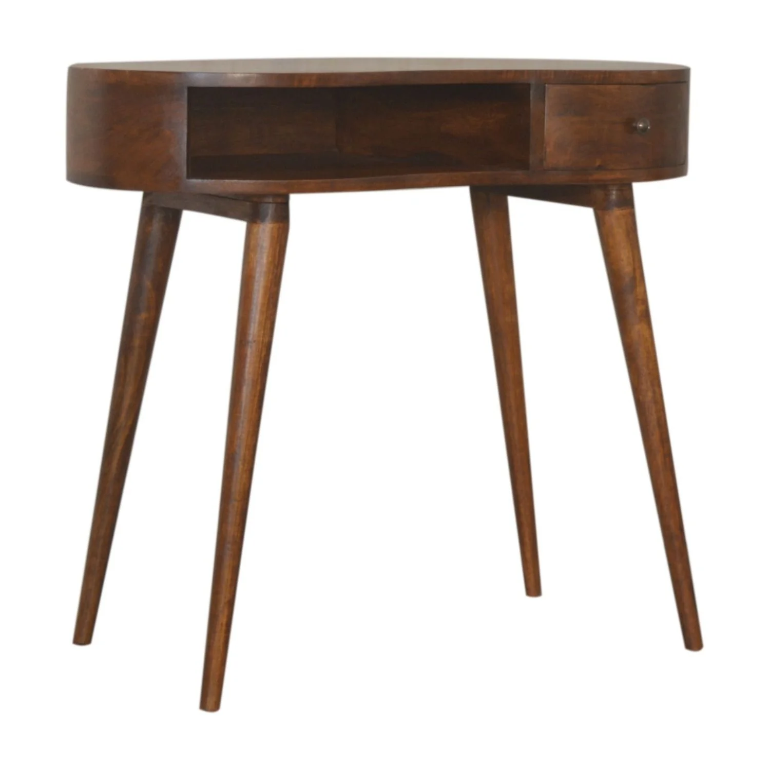 Rounded Writing Desk - Chestnut - Image 2