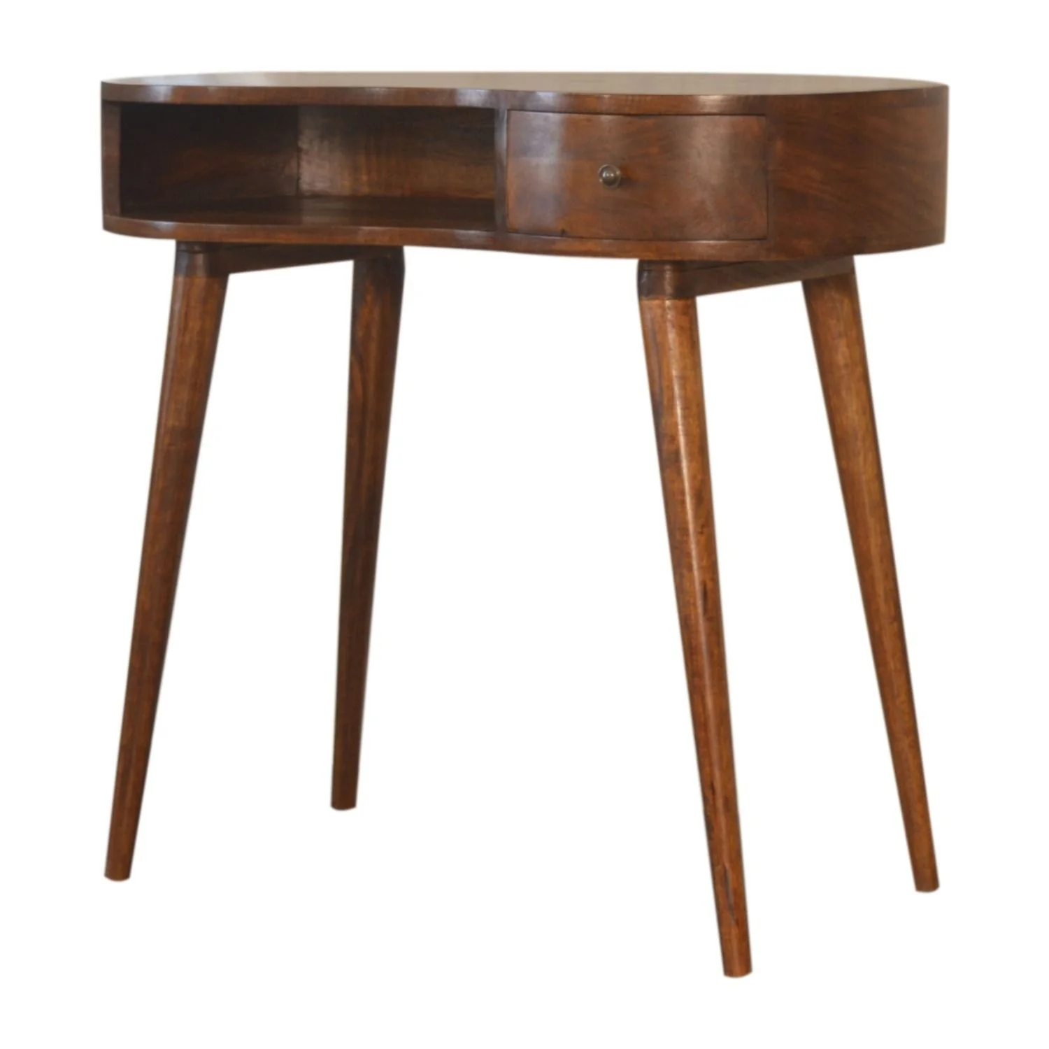 Rounded Writing Desk - Chestnut - Image 4
