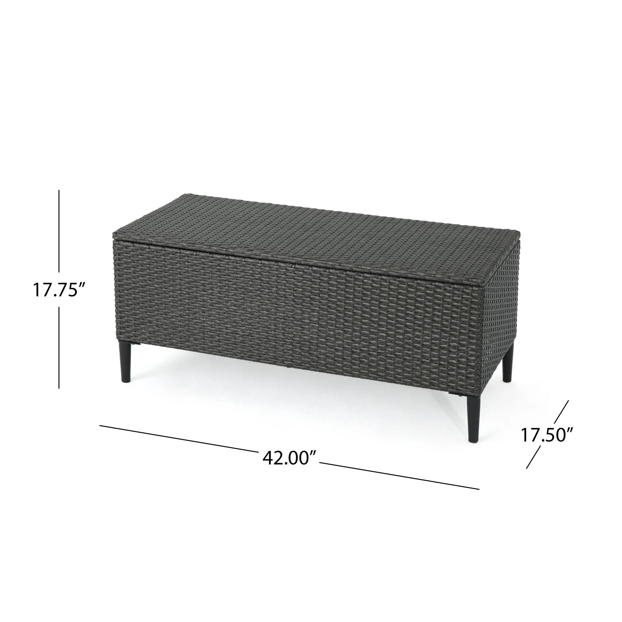 Rupert - Storage Unit Resin Wicker Outdoor - Image 4