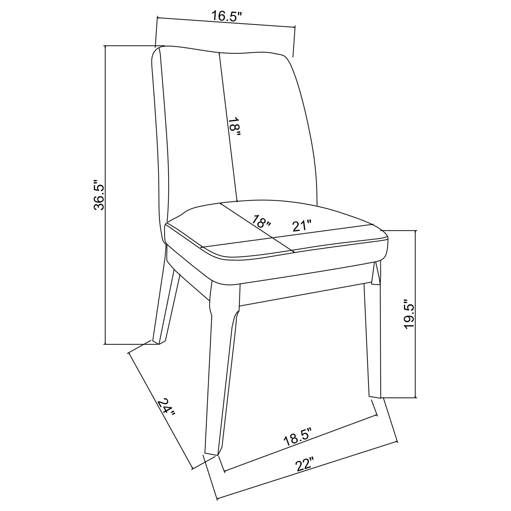 Rupert - Upholstered Dining Side Chair (Set of 2) - Image 2